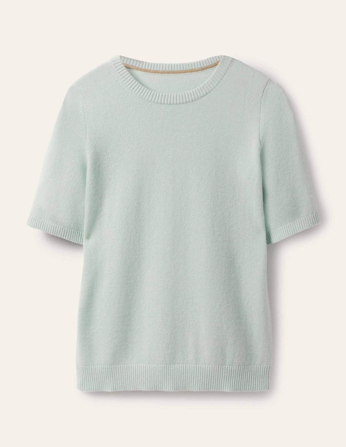 Cashmere Knitted Top-Aquamarine Blue-5