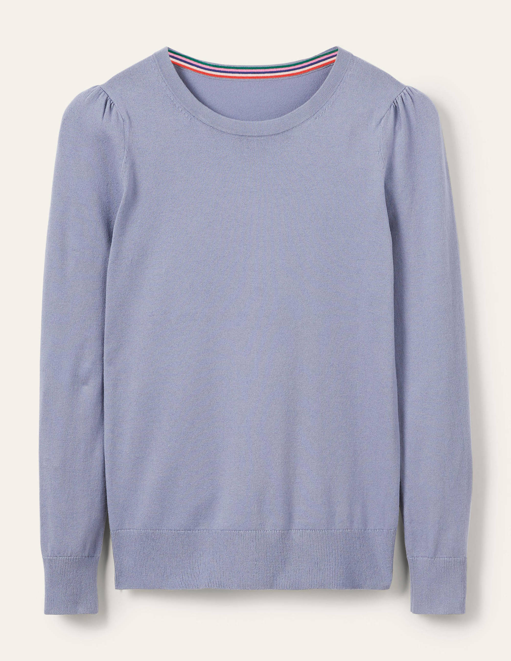Cotton Crew Neck Jumper-River - Image 5