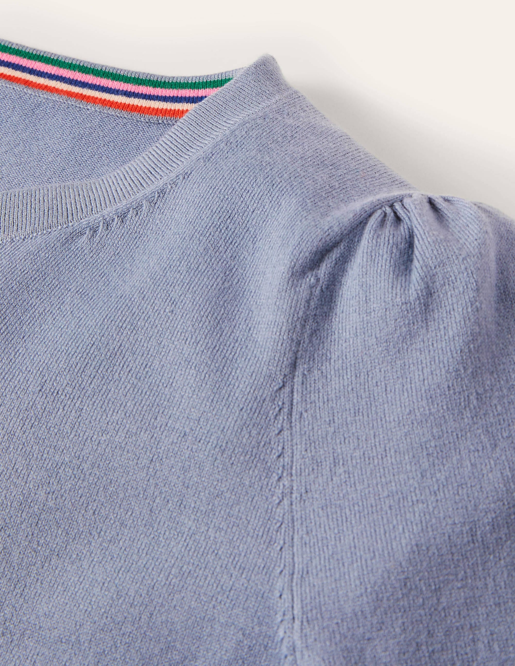 Cotton Crew Neck Jumper-River - Image 6
