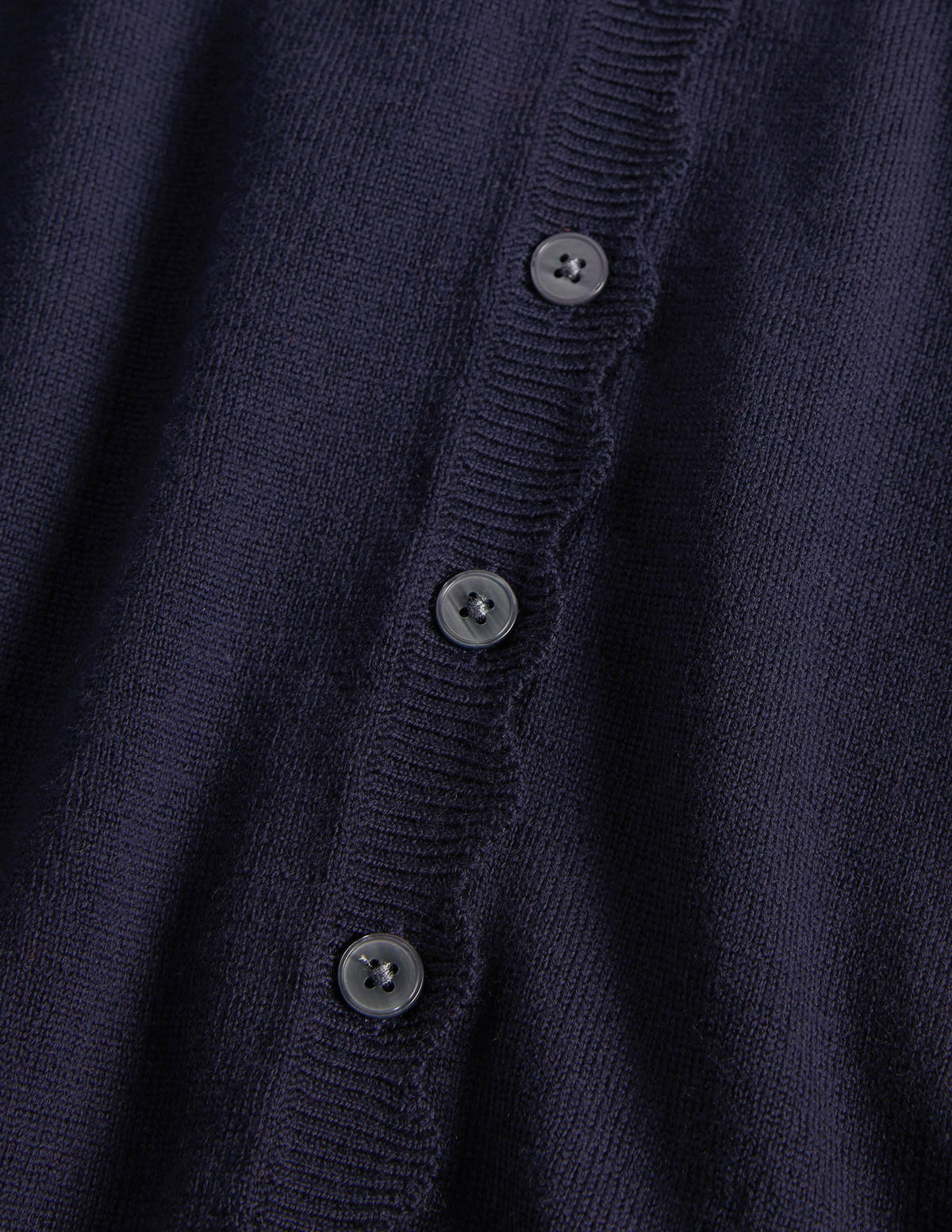 Merino Scallop Trim Cardigan-Navy-6