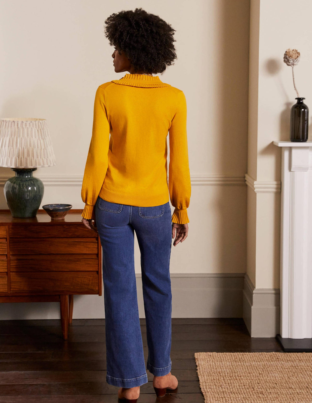 Frederica Pointelle Cardigan-Tuscan Sun-3