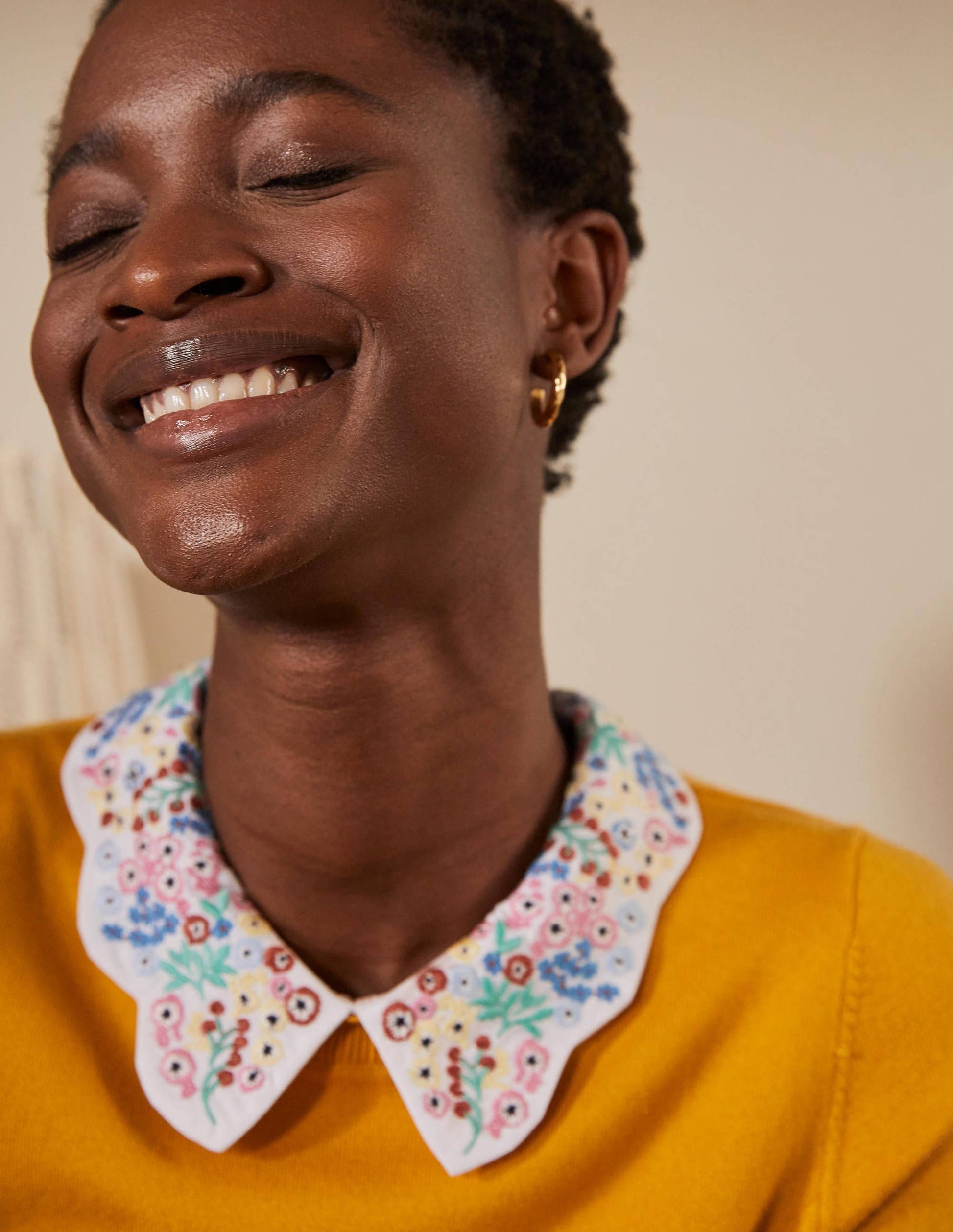 Colette Collar Jumper-Tuscan Sun-2