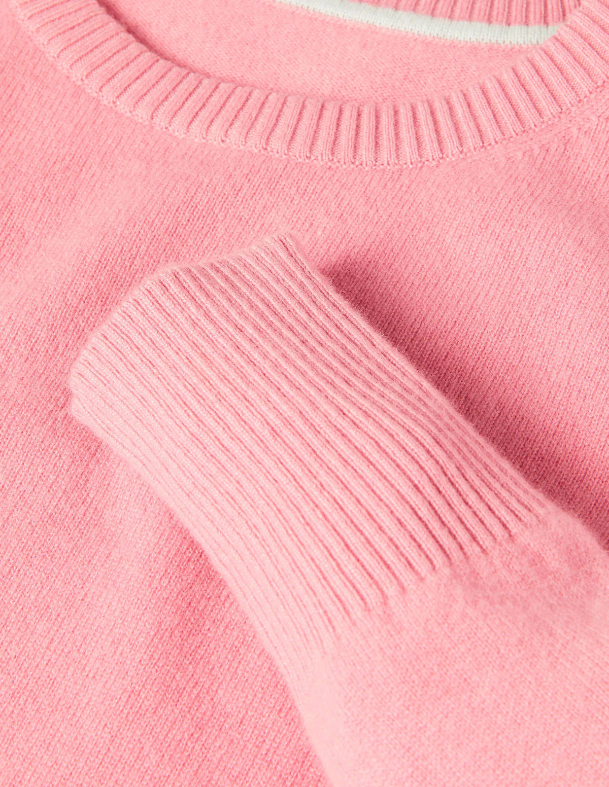 Cashmere Crew Neck Jumper-Formica Pink - Image 6