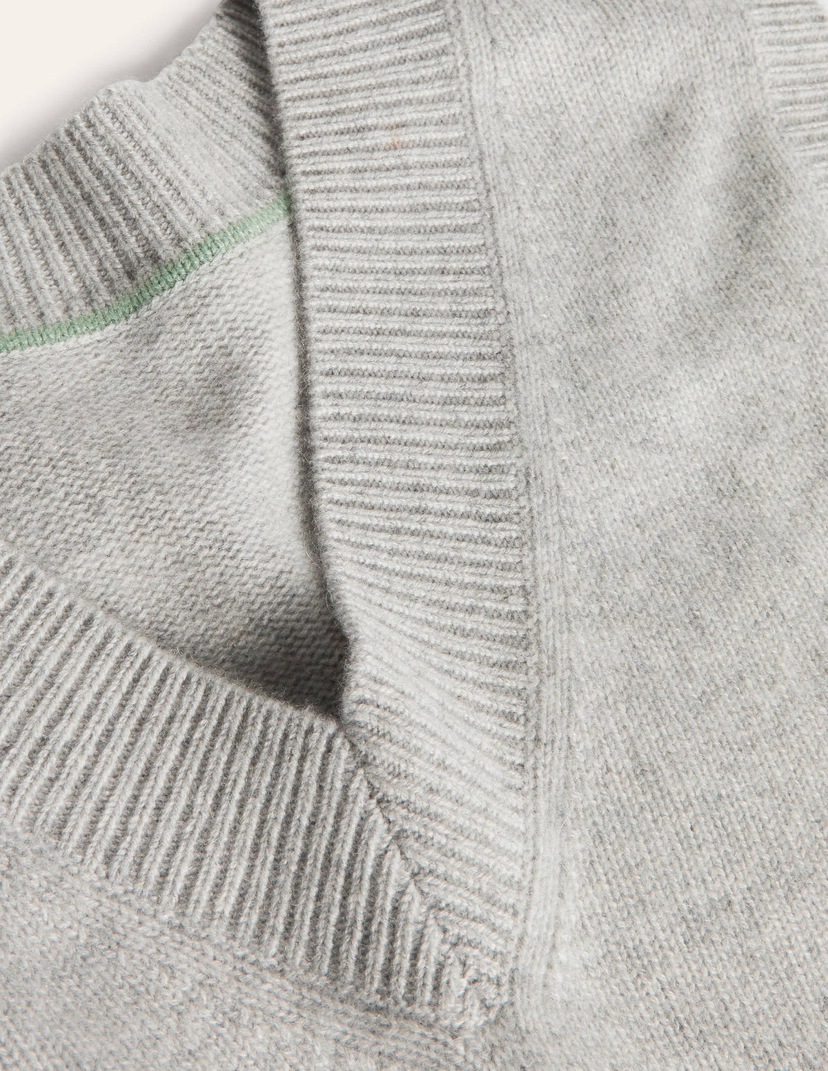 Cashmere Relaxed Tank Top-Grey Melange-6