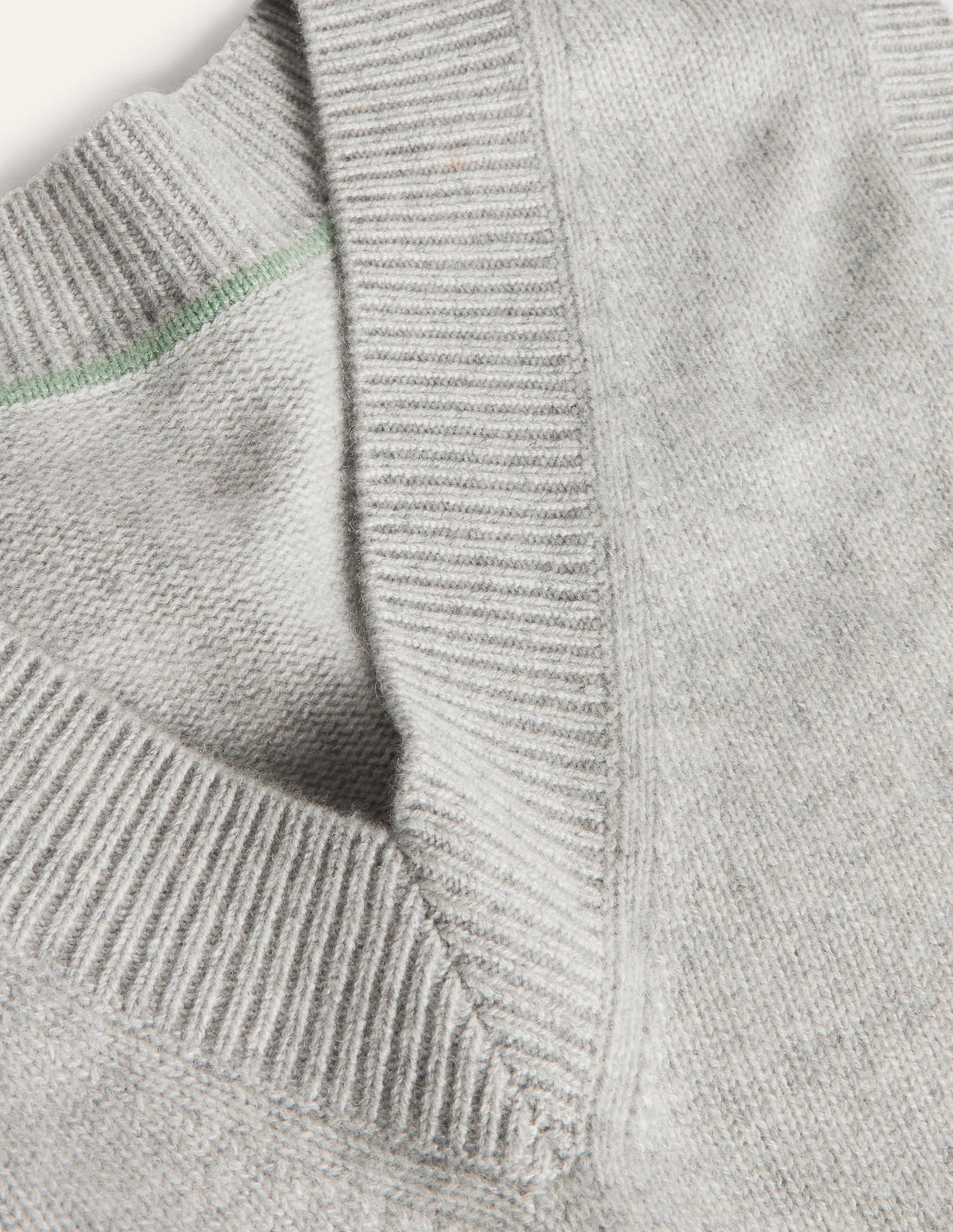 Cashmere Relaxed Tank Top-Grey Melange - Image 6