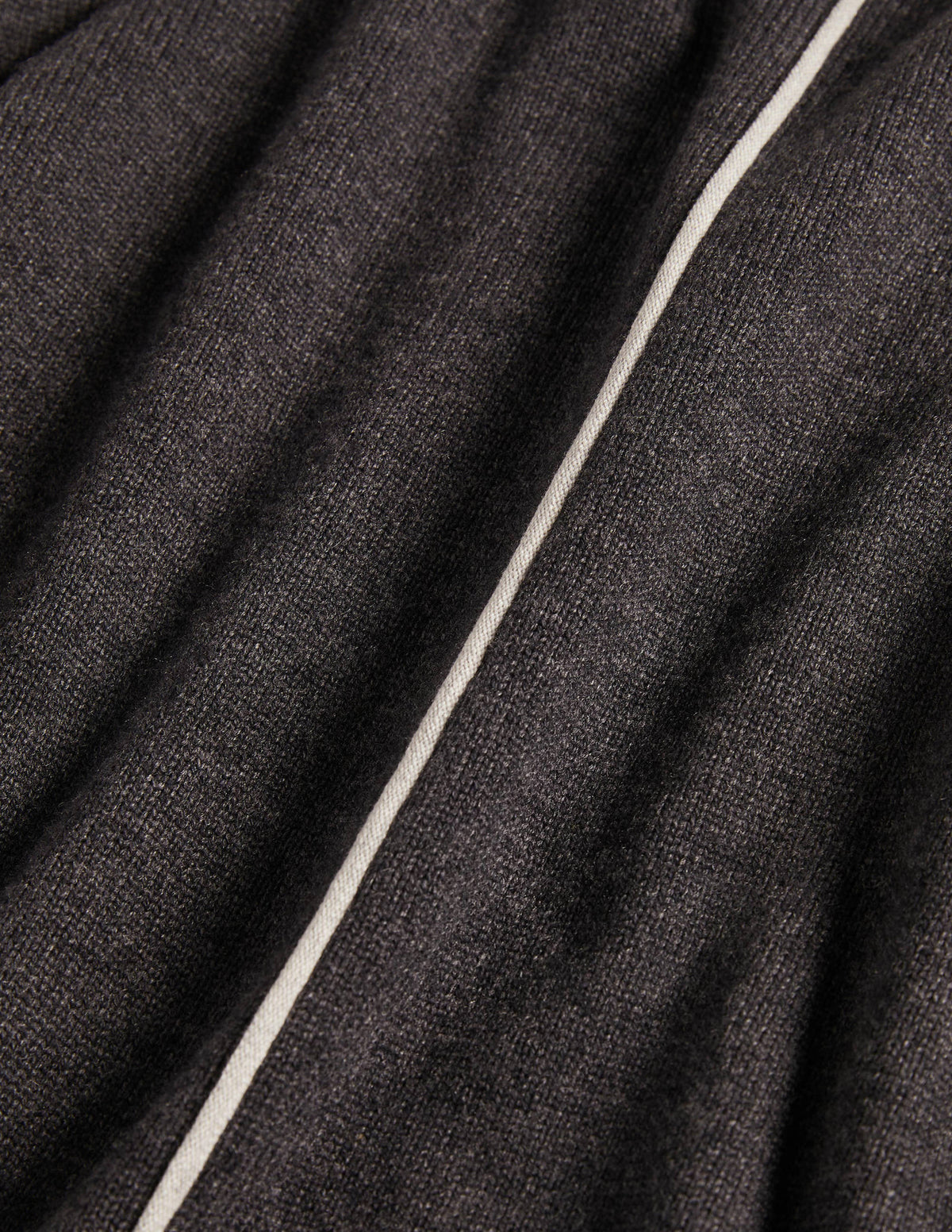 Oversized Crew Neck Jumper-Charcoal Melange-6