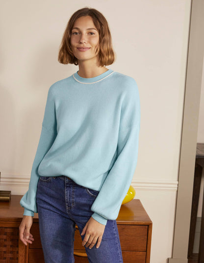 Oversized Crew Neck Jumper-Surf-4