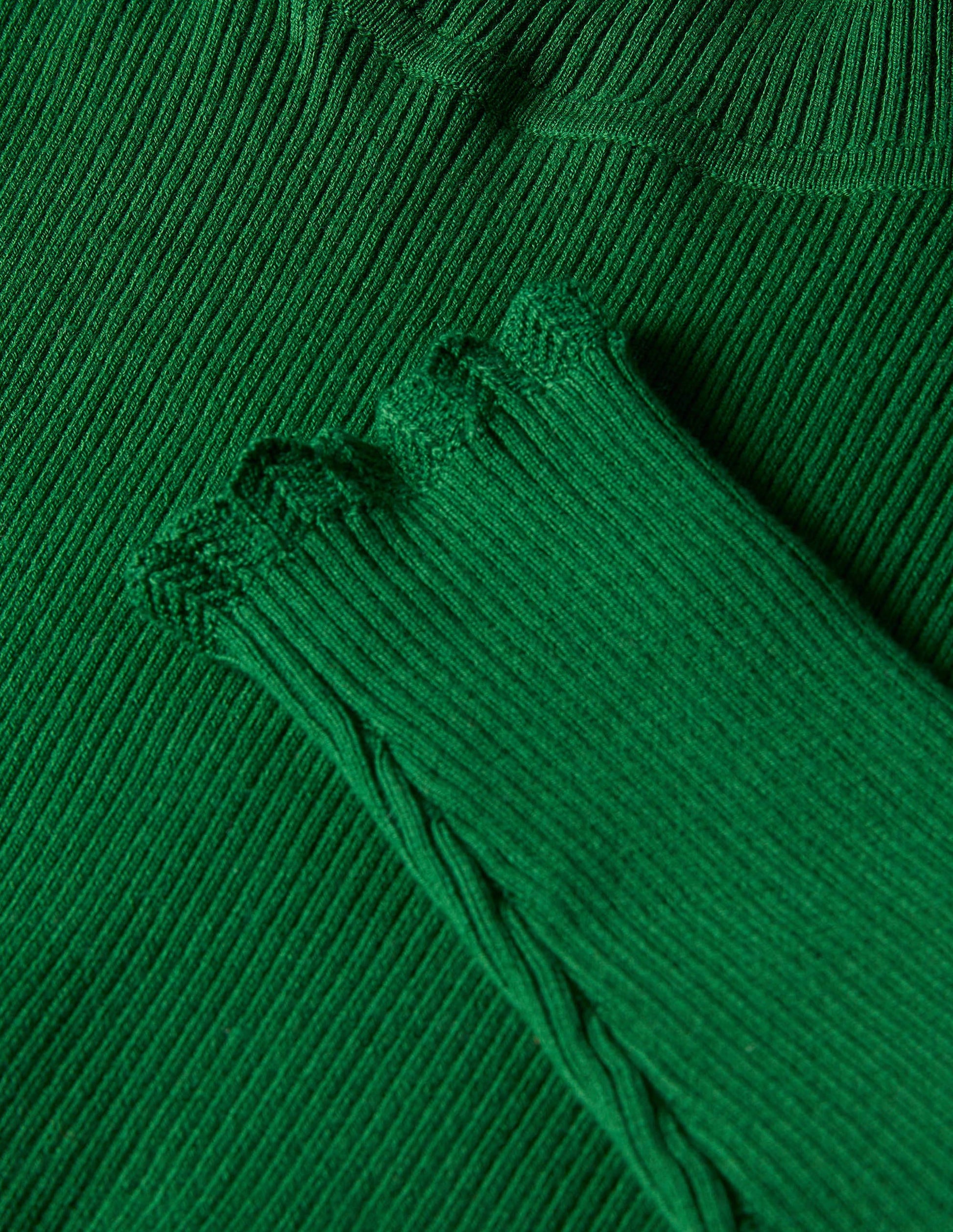 Scallop High Neck Jumper-Conifer-6