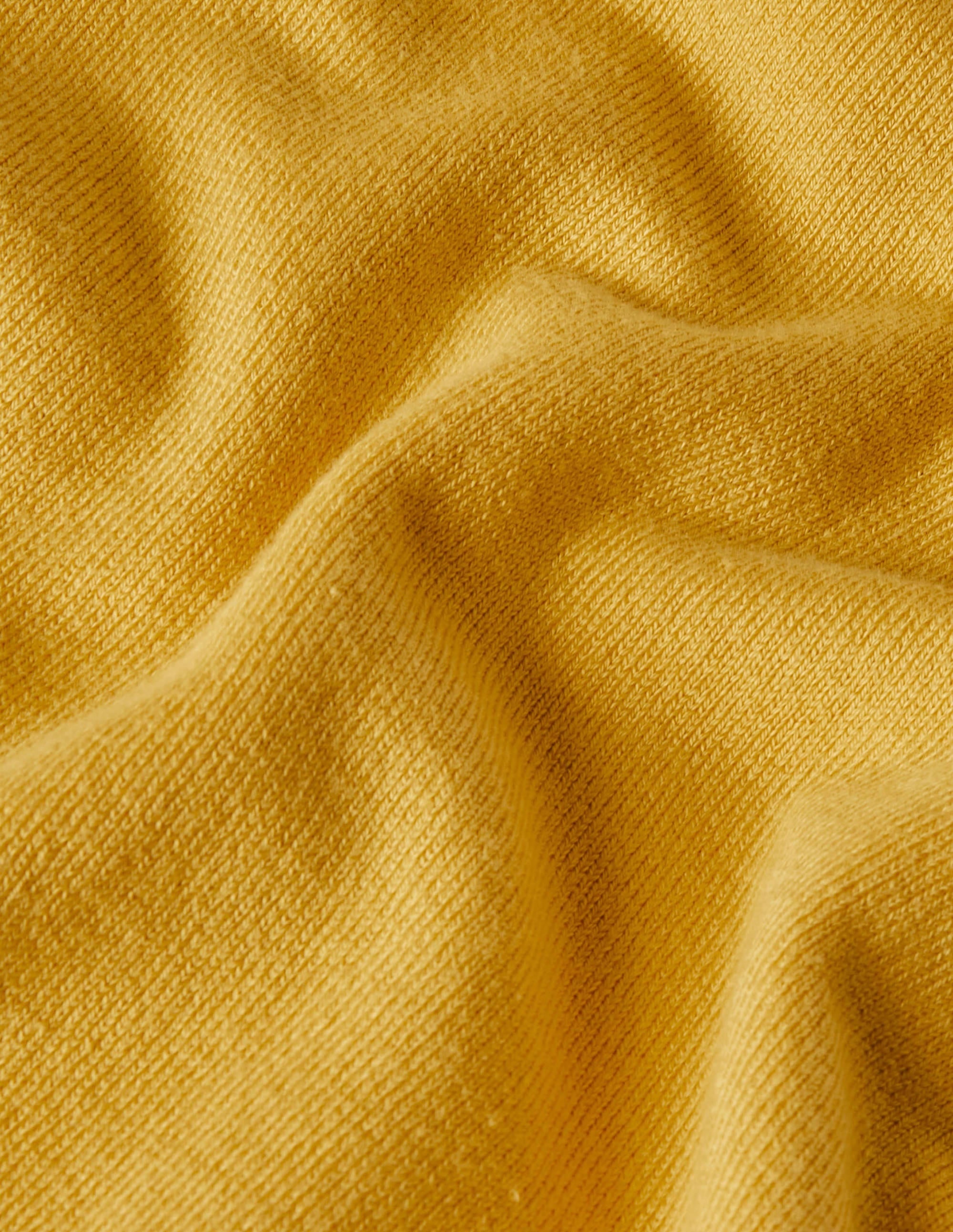 Cotton V-Neck Jumper-Honey Gold - Image 6