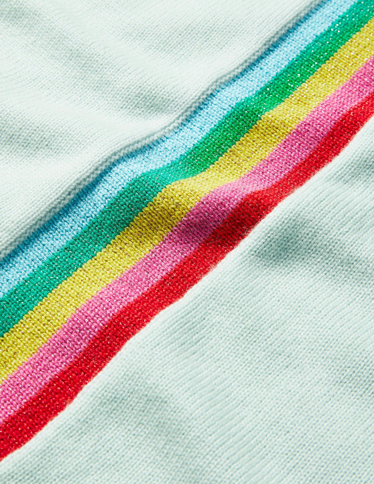 Knitted Relaxed Hoodie-Fresh Water - Image 6