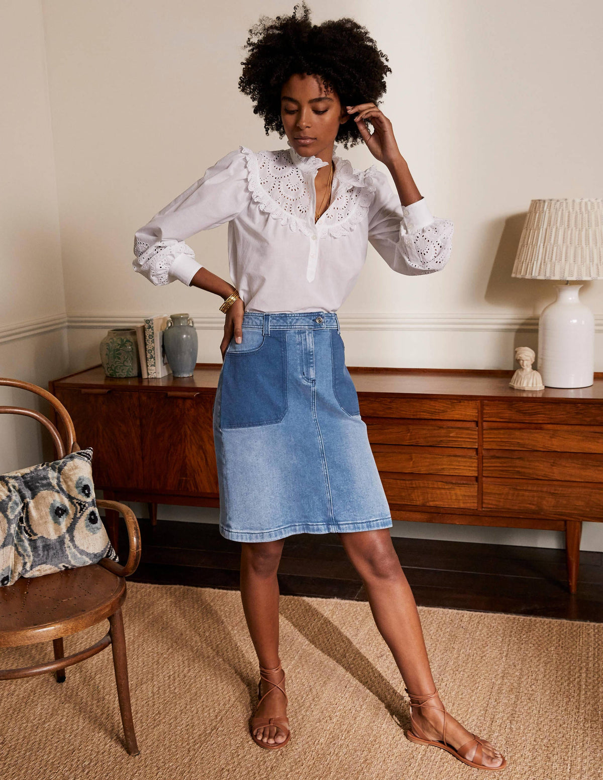 Cavendish Skirt-Light Vintage Contrast - Image 5