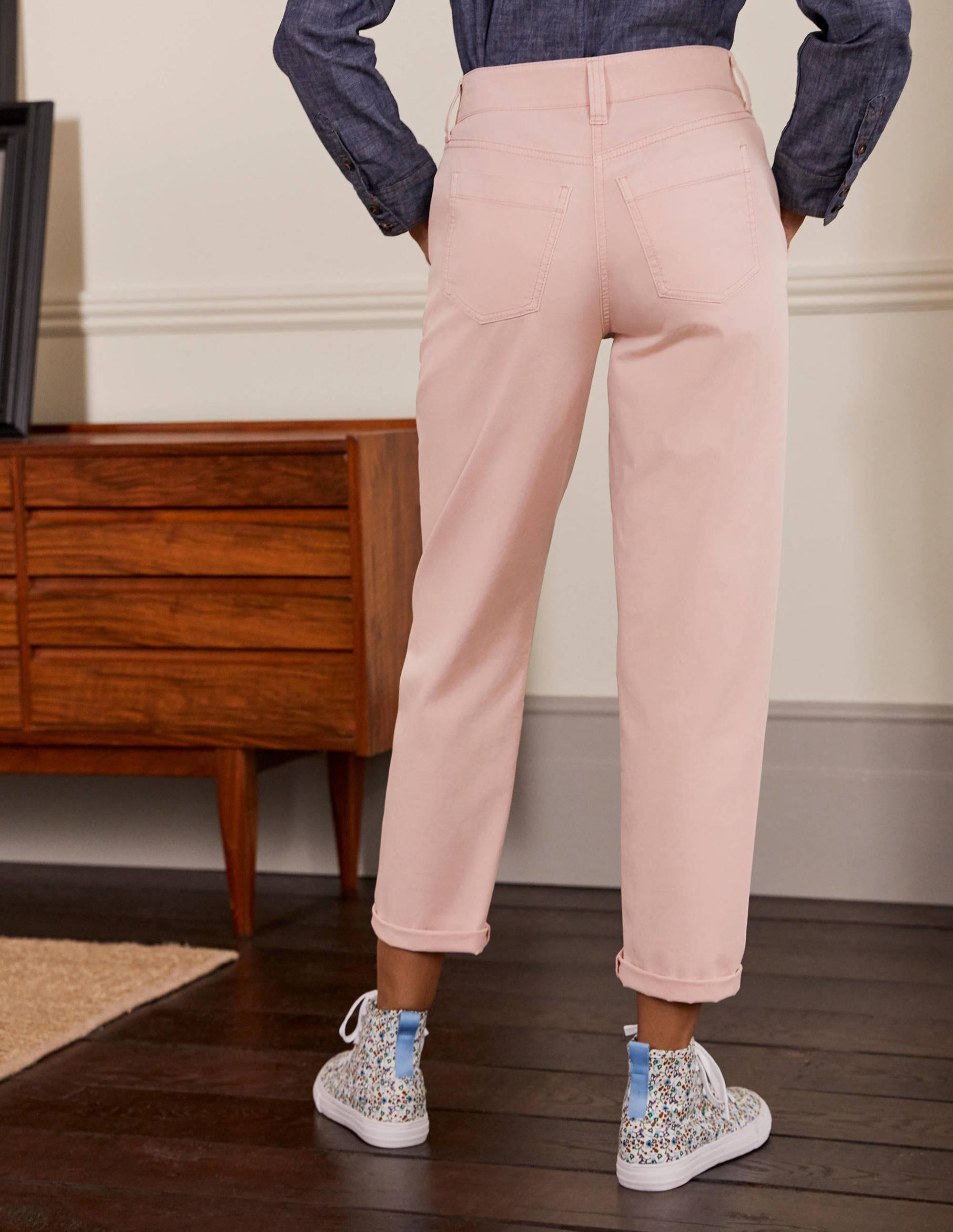 Relaxed Chino Trousers-Milkshake - Image 3