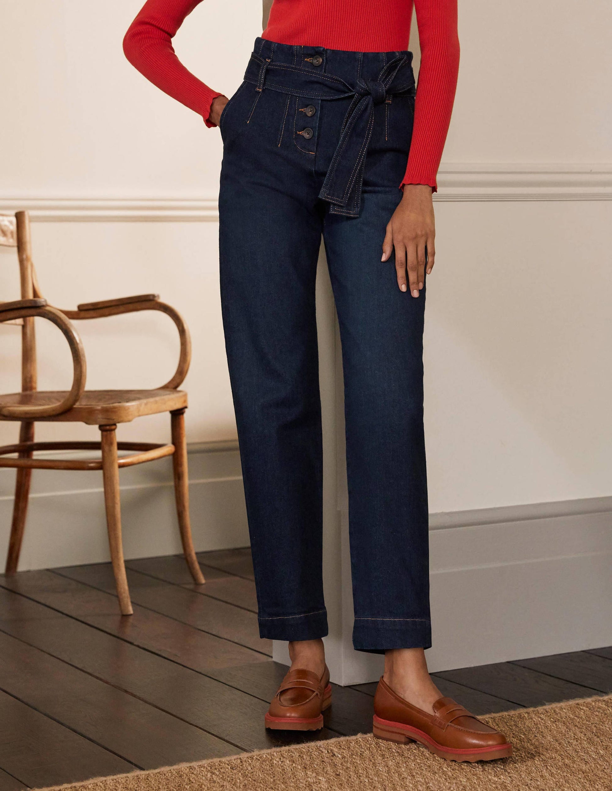 Berkeley Tapered Trousers-Dark Vintage-4