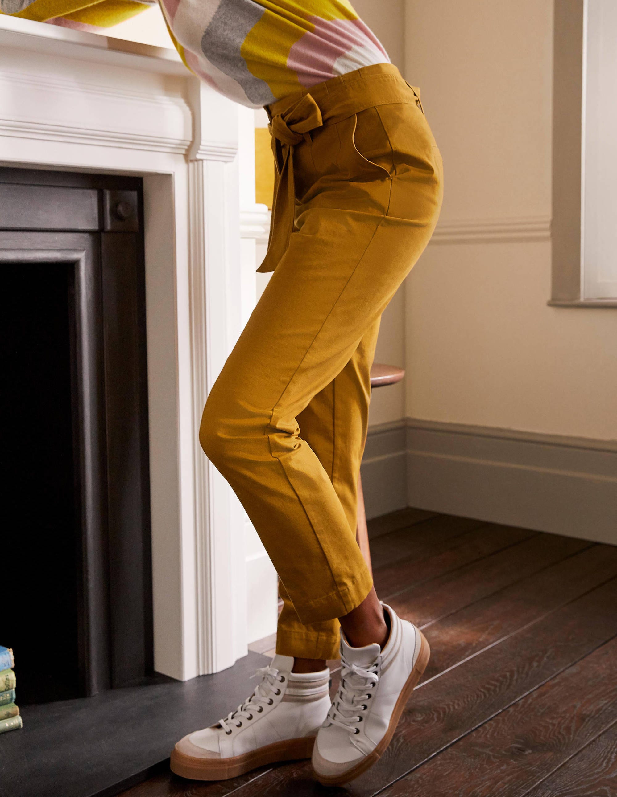 Berkeley Tapered Trousers-Frankincense - Image 4