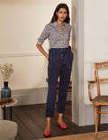 Berkeley Tapered Trousers-Navy