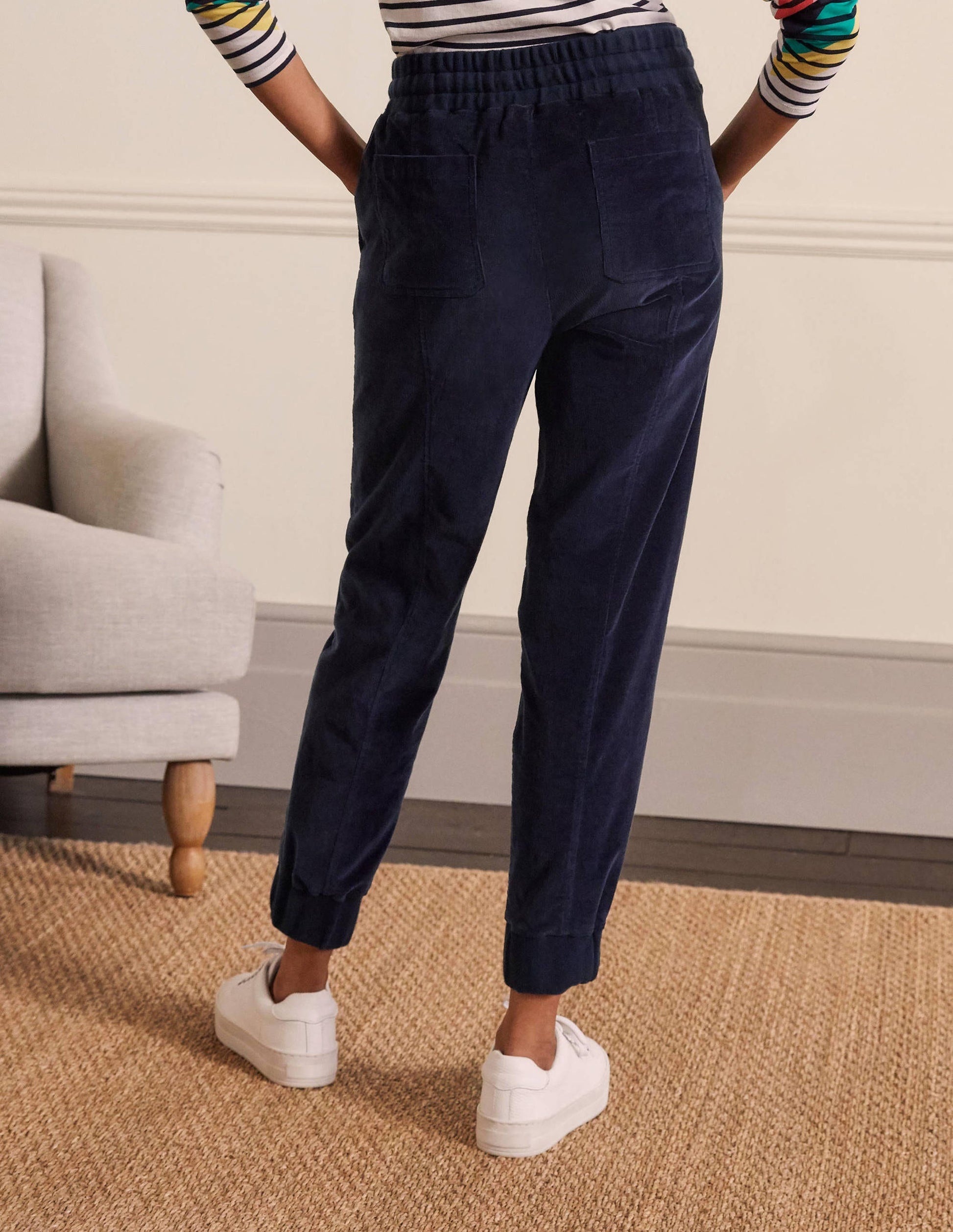 Dorset Cord Trousers-Navy-2
