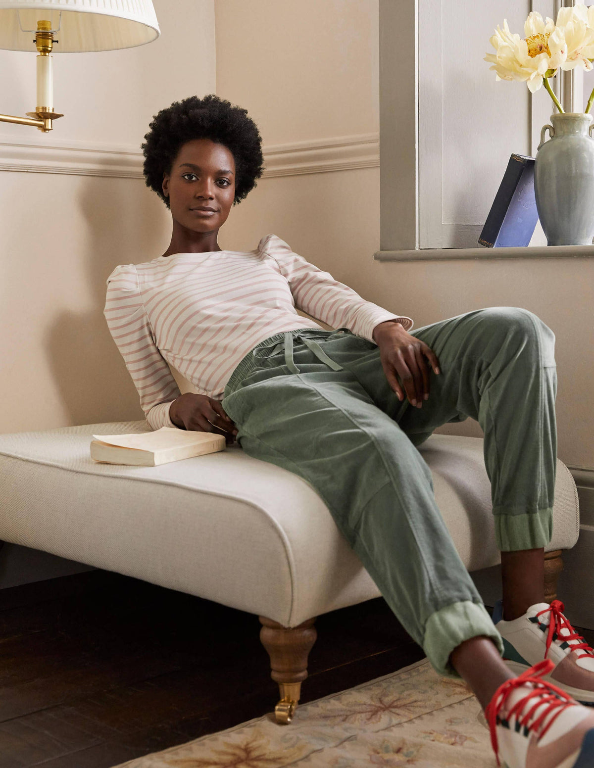 Dorset Cord Trousers-Alder - Image 5