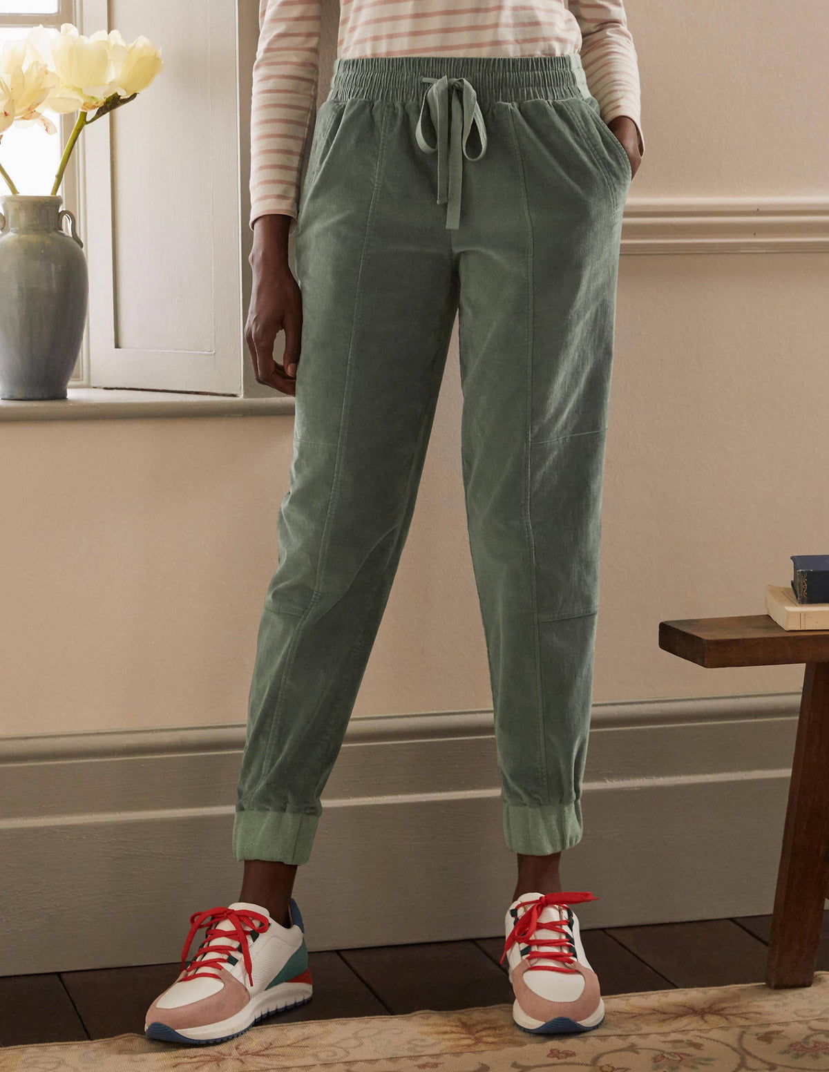 Dorset Cord Trousers-Alder - Image 3