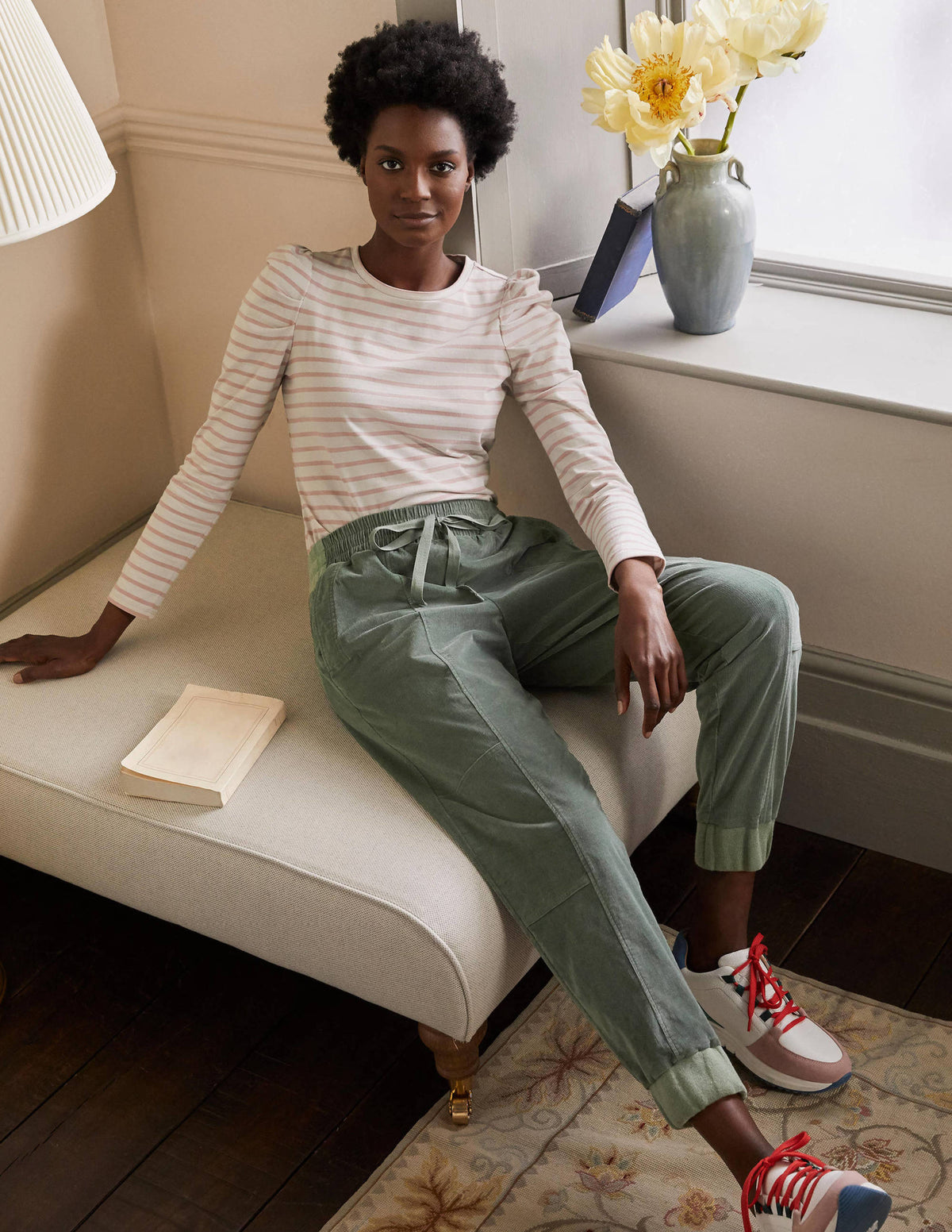 Dorset Cord Trousers-Alder - Image 4