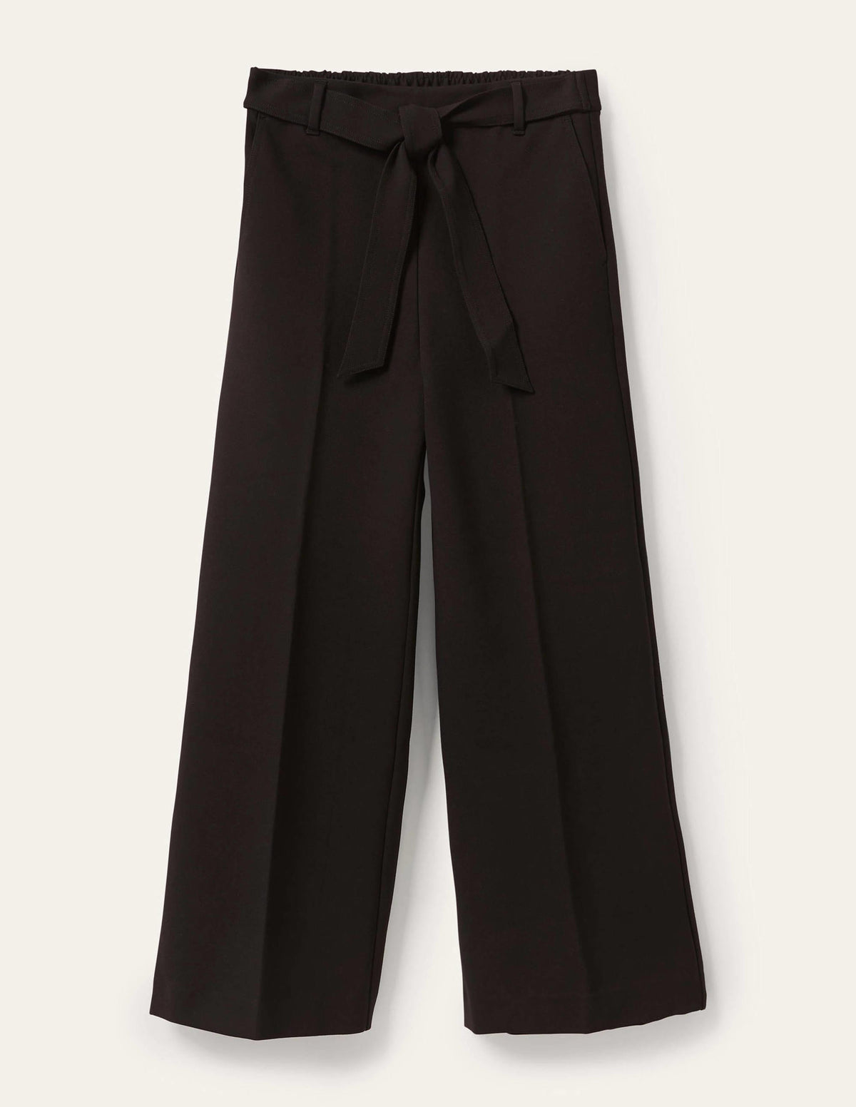 Jersey Pull-On Culottes-Black - Image 5