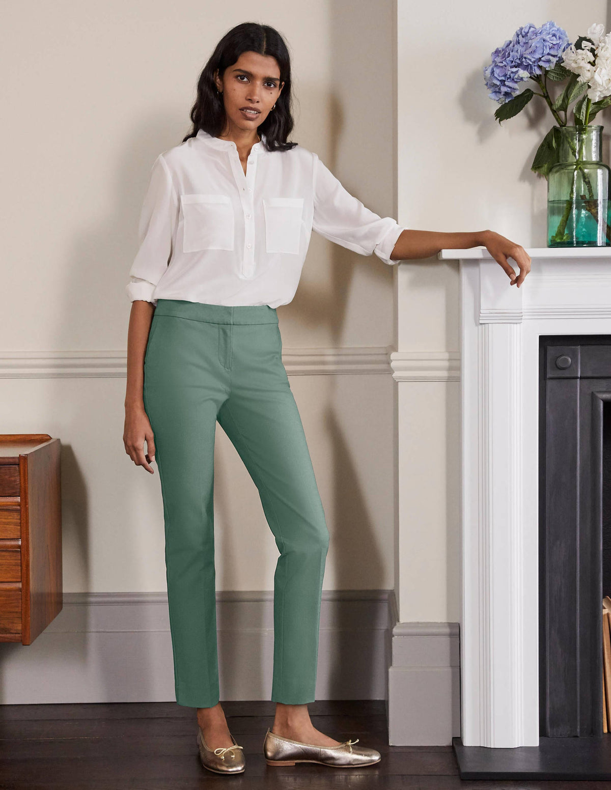 Richmond 7/8 Trouser-Heath - Image 4