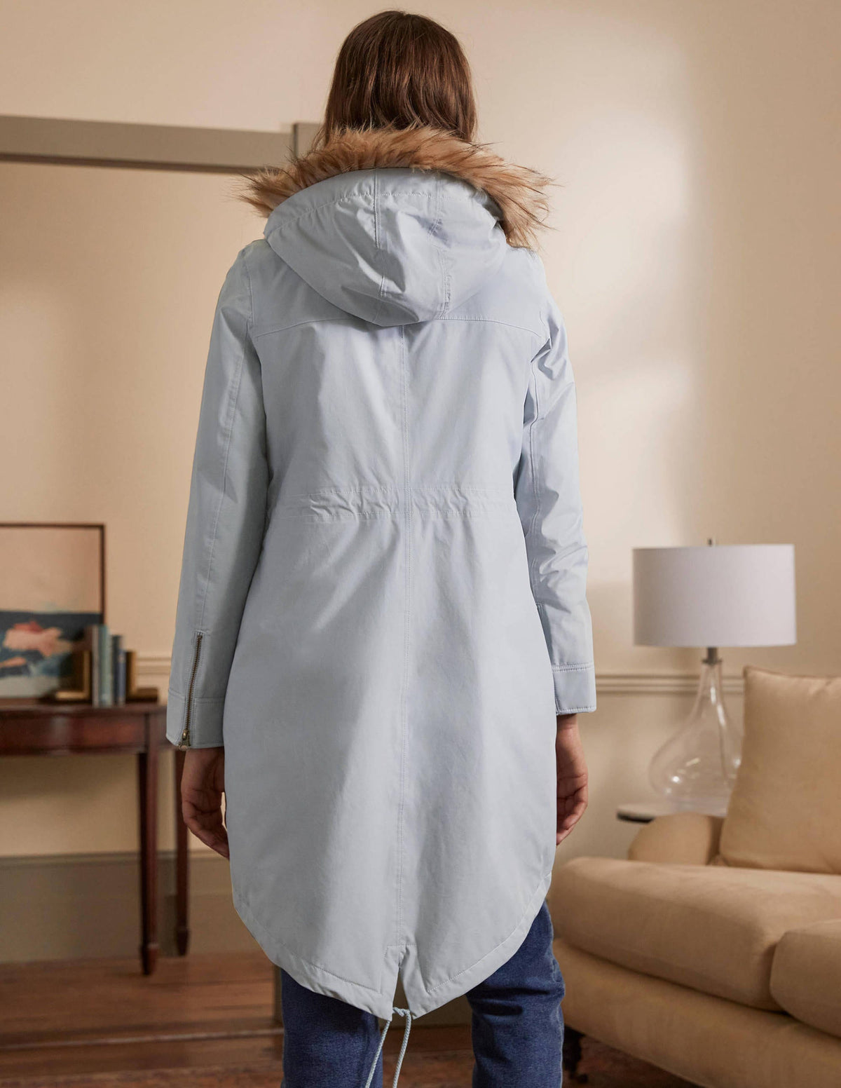 Dunbar Waterproof Parka-Pebble - Image 2