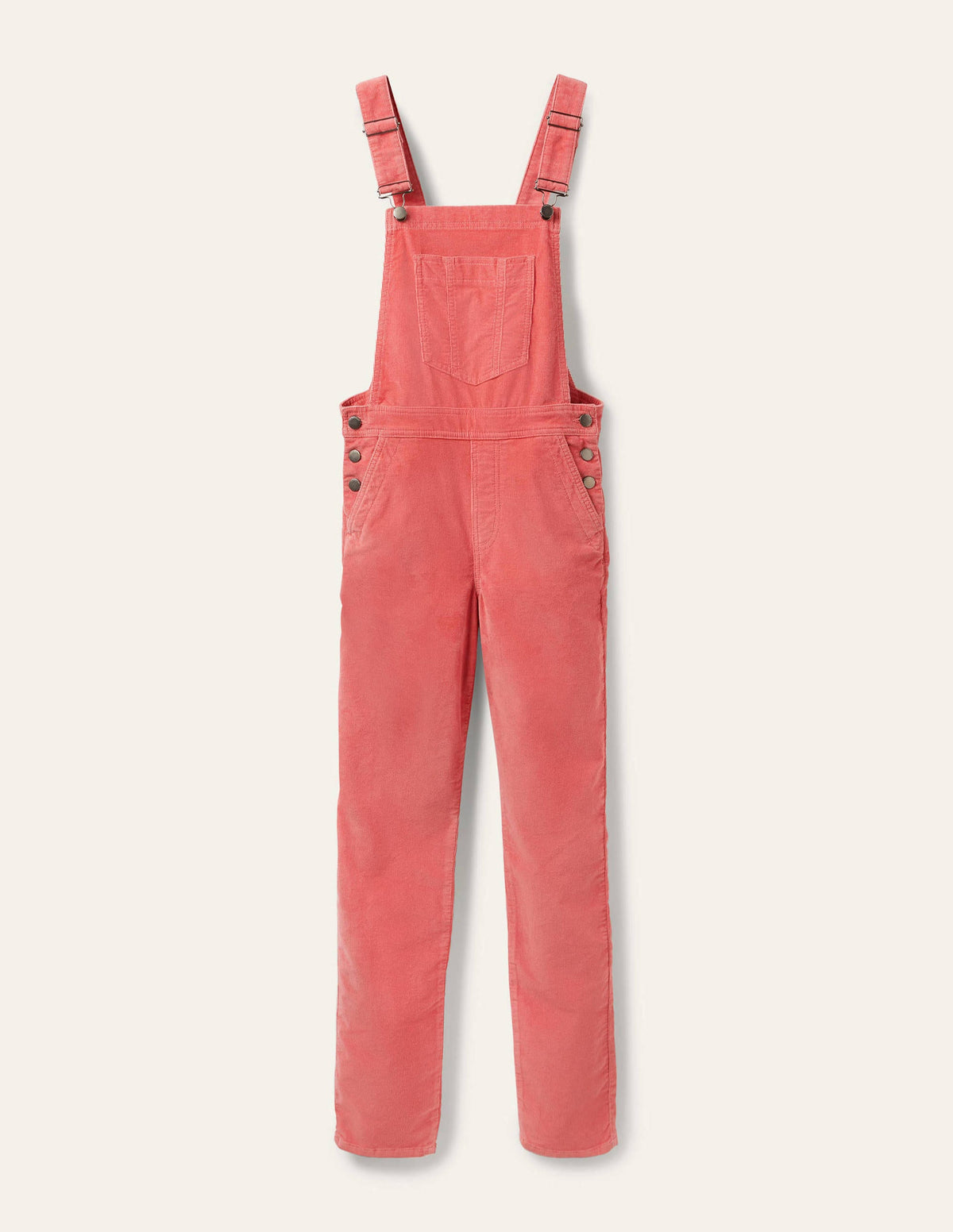 Girlfriend Dungarees-Dusty Red Cord-6