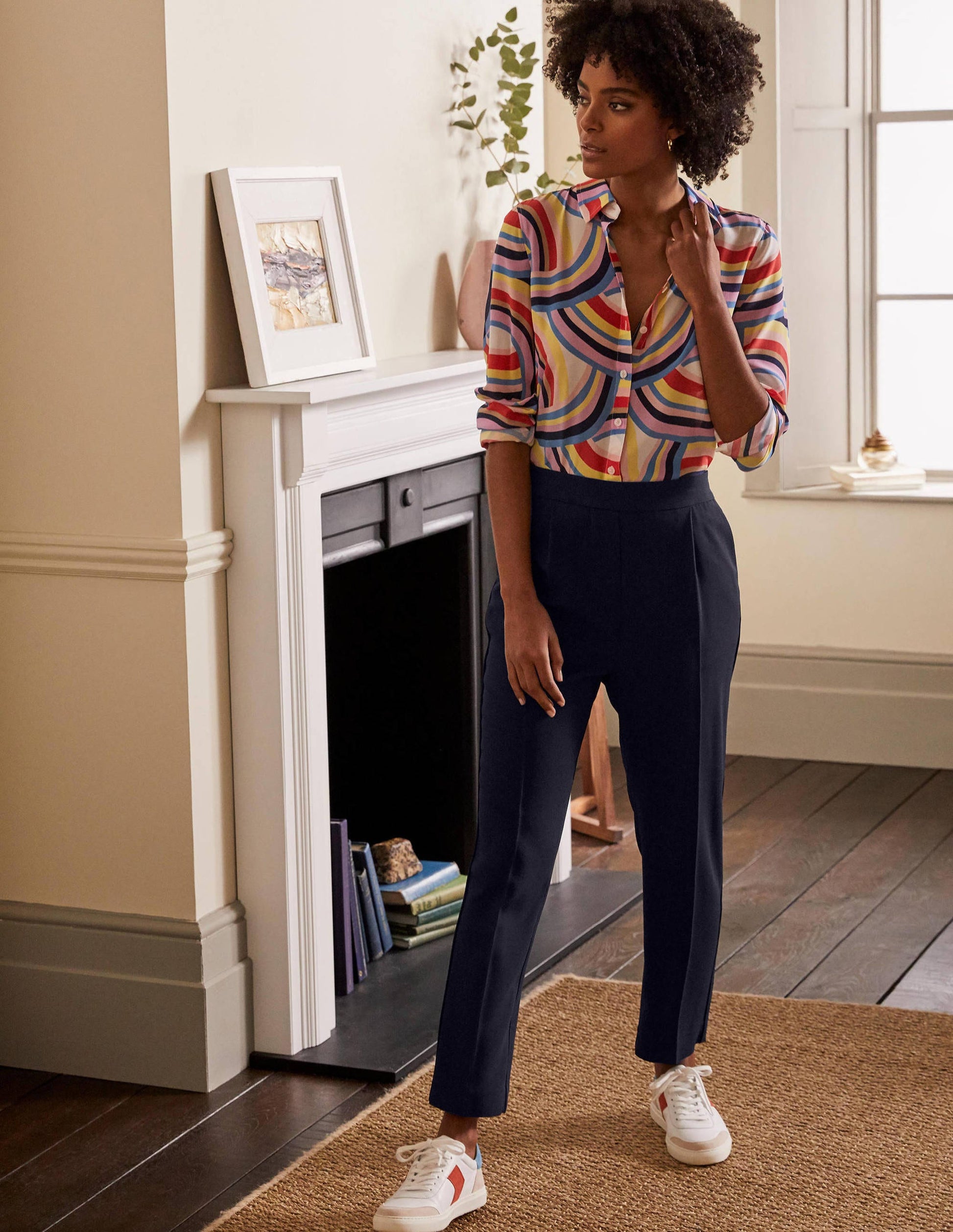 Albemarle Pull On Trousers-Navy-5