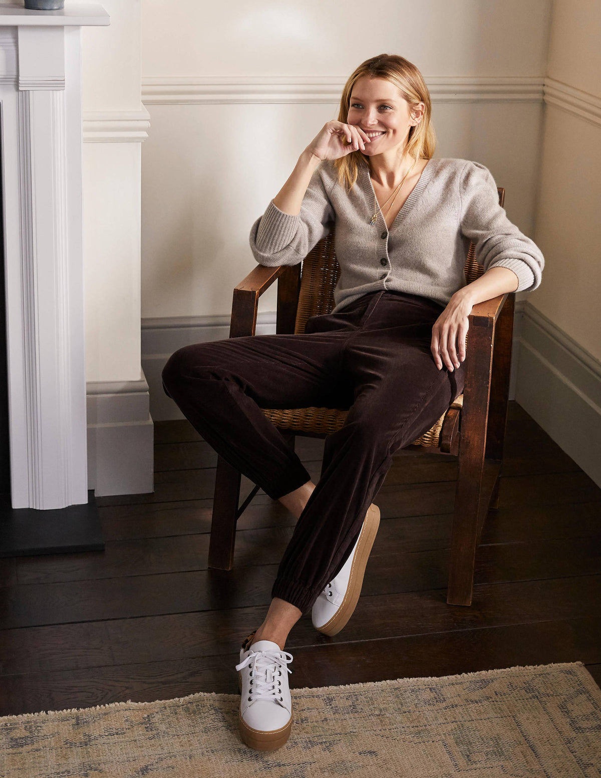 Gowrie Trousers-Deep Wisteria Cord-4
