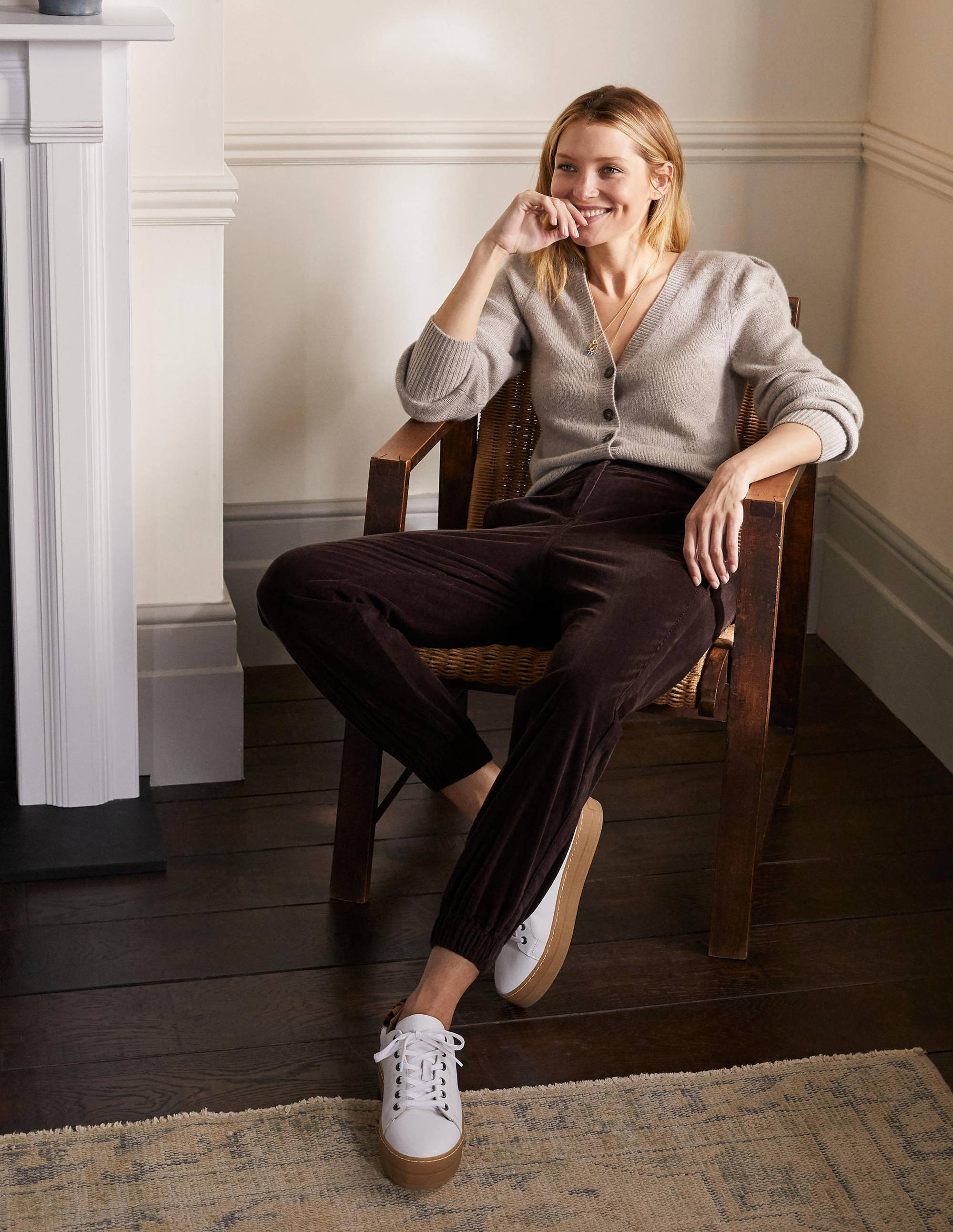 Gowrie Trousers-Deep Wisteria Cord - Image 4