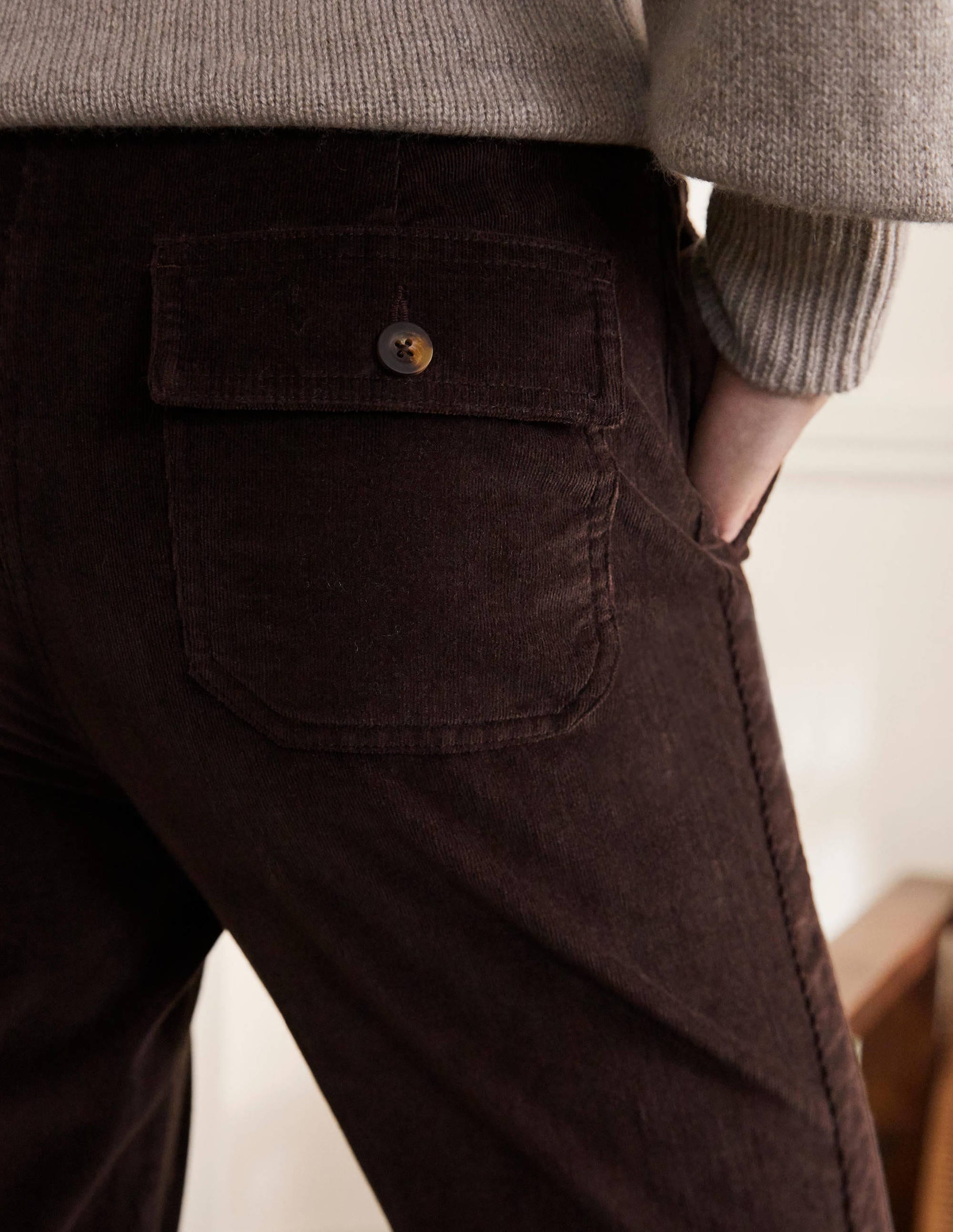 Gowrie Trousers-Deep Wisteria Cord - Image 1