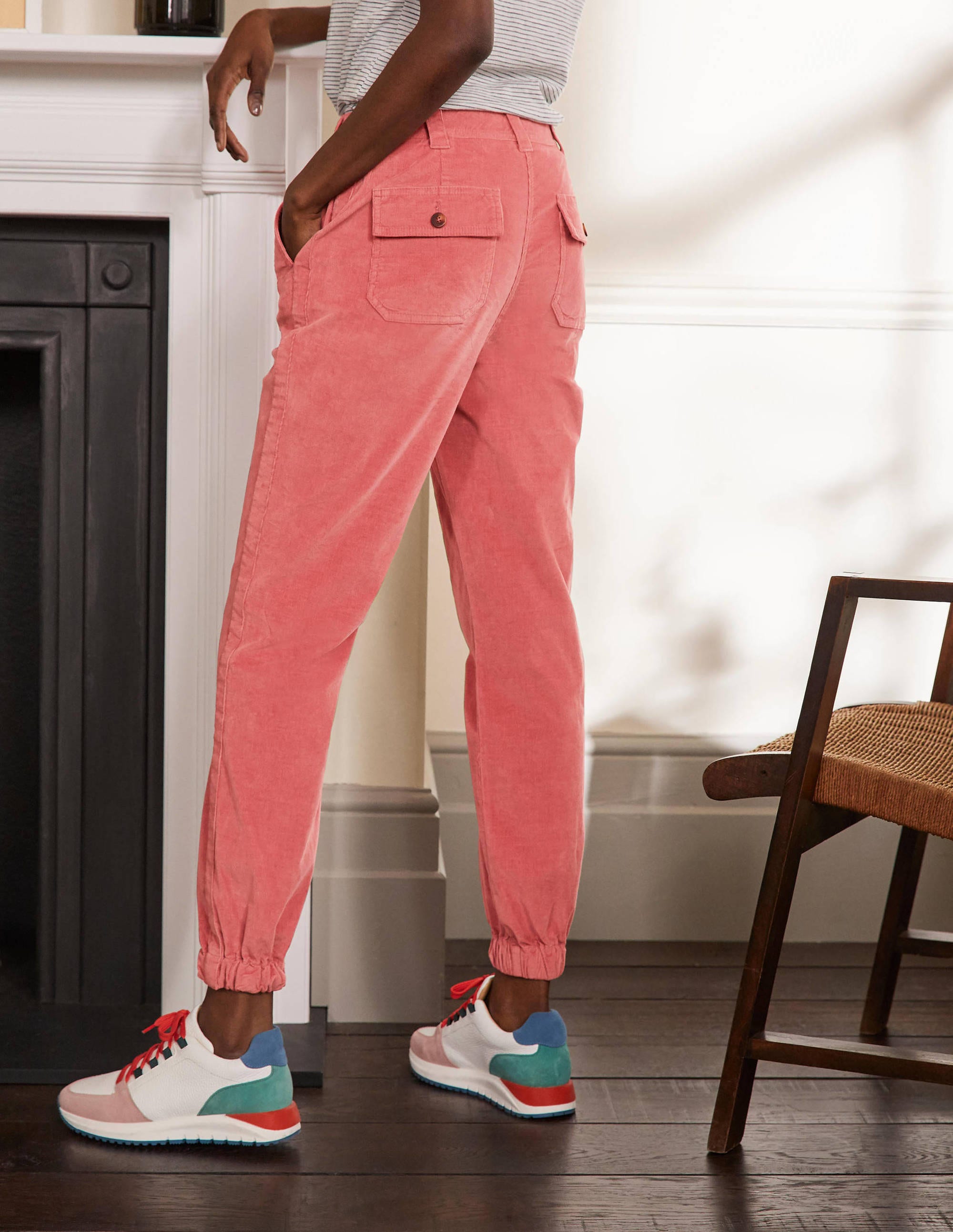Gowrie Trousers-Blush Cord - Image 3
