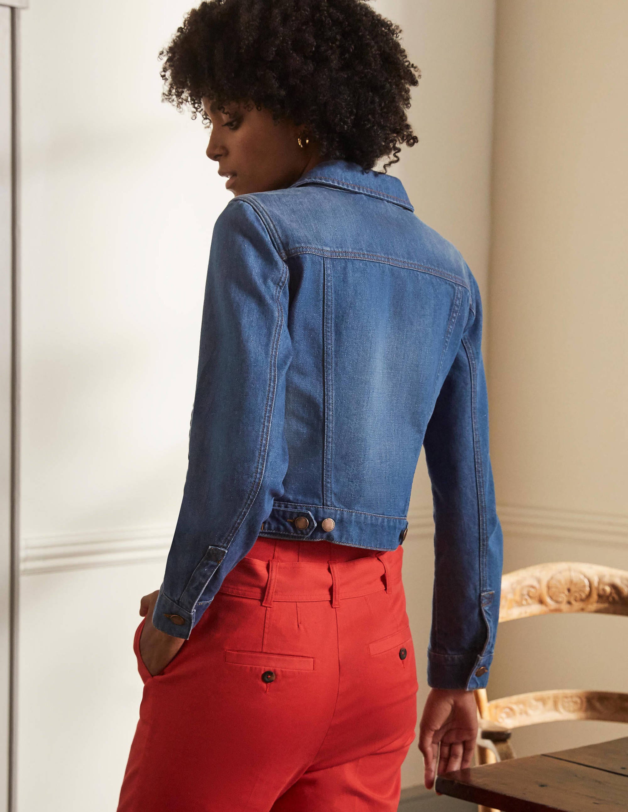 Classic Denim Jacket-Mid Vintage - Image 3