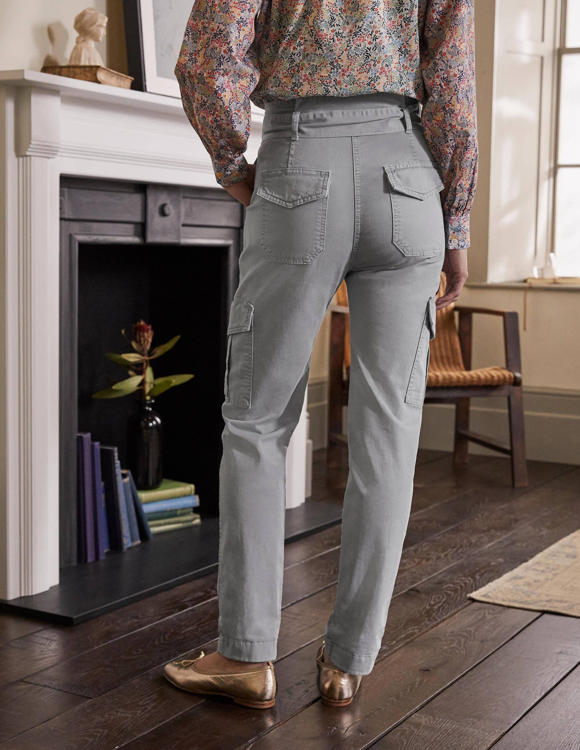 Utility Cargo Trouser-Pebble-3