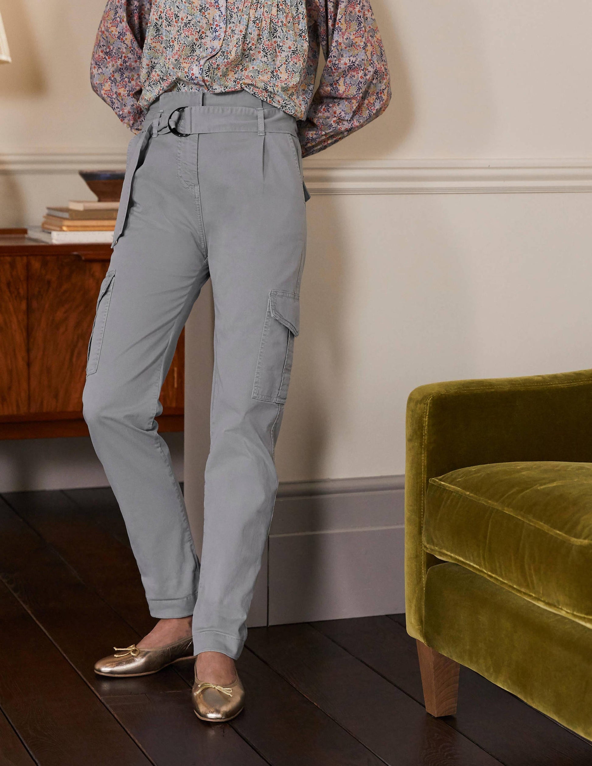 Utility Cargo Trouser-Pebble-4