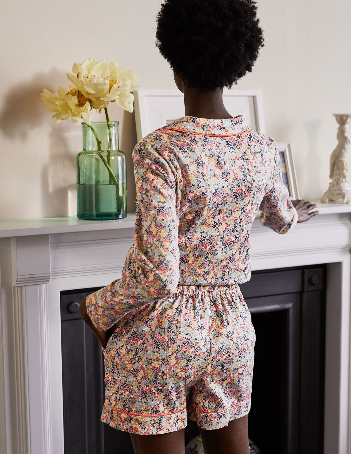 Easy Cotton Sleep Short-Milkshake, Enchanting Forest - Image 2