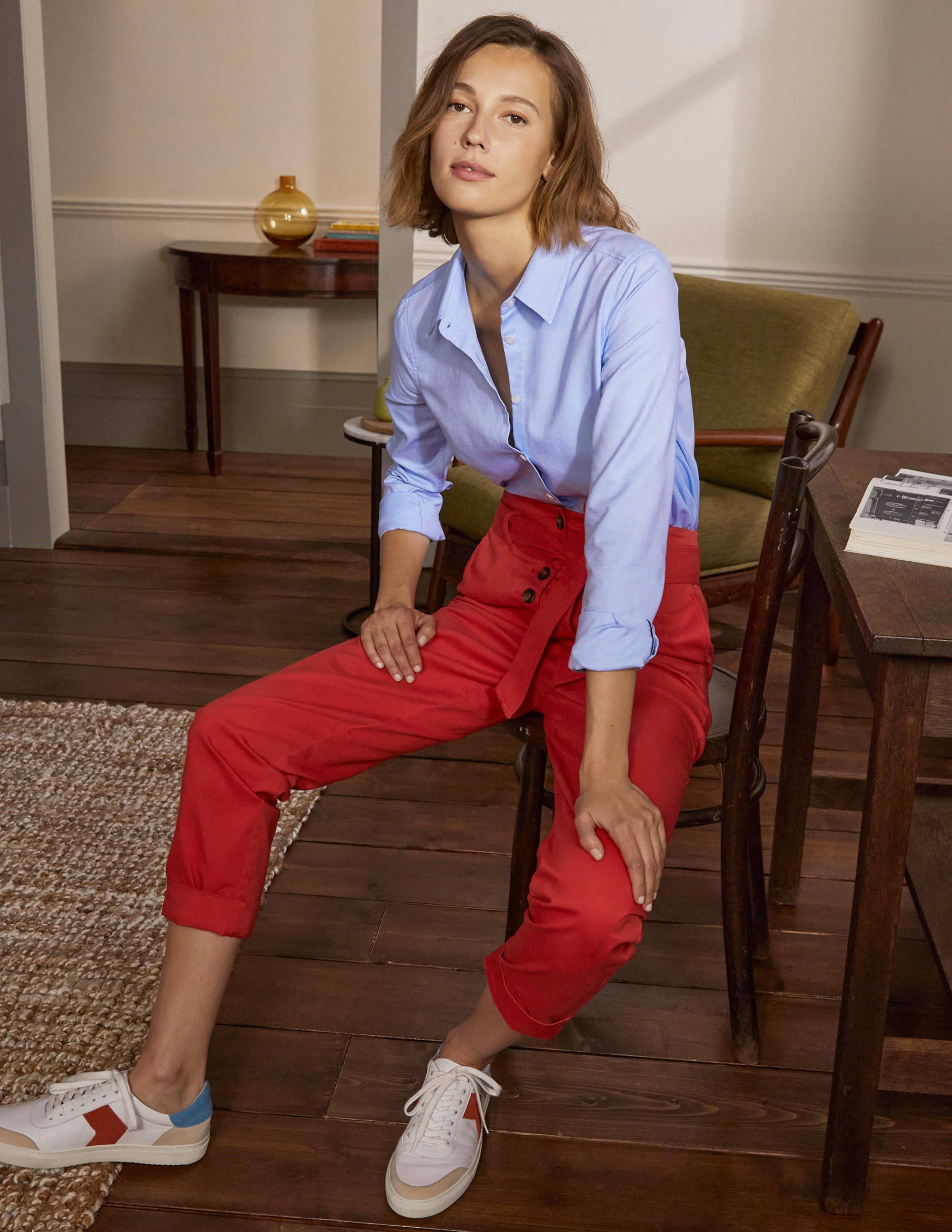 The Cotton Shirt-Blue Oxford - Image 4
