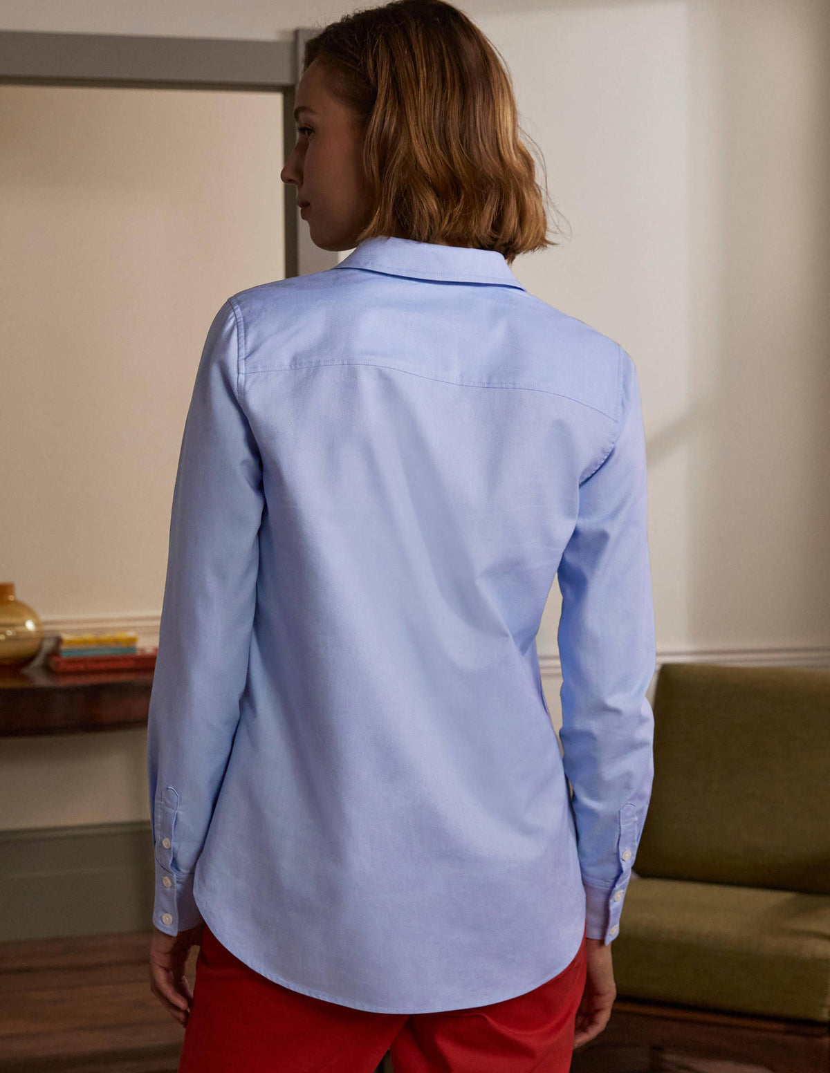 The Cotton Shirt-Blue Oxford - Image 2