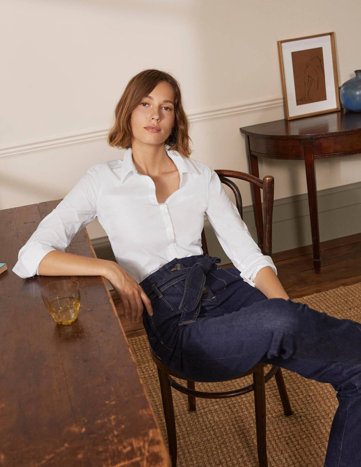 The Cotton Shirt-White-4