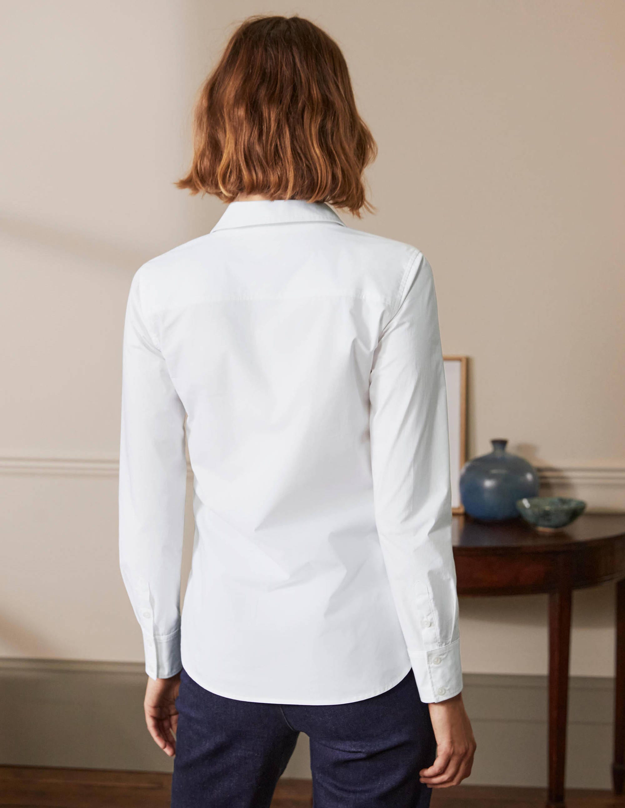 The Cotton Shirt-White - Image 2