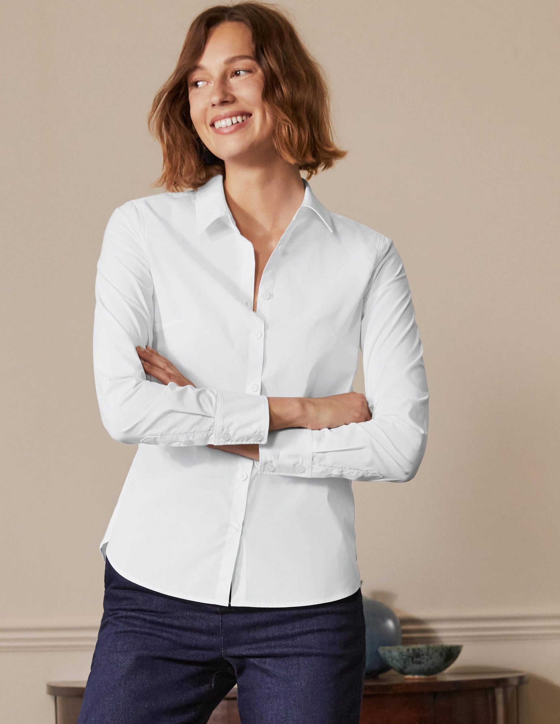 The Cotton Shirt-White-3