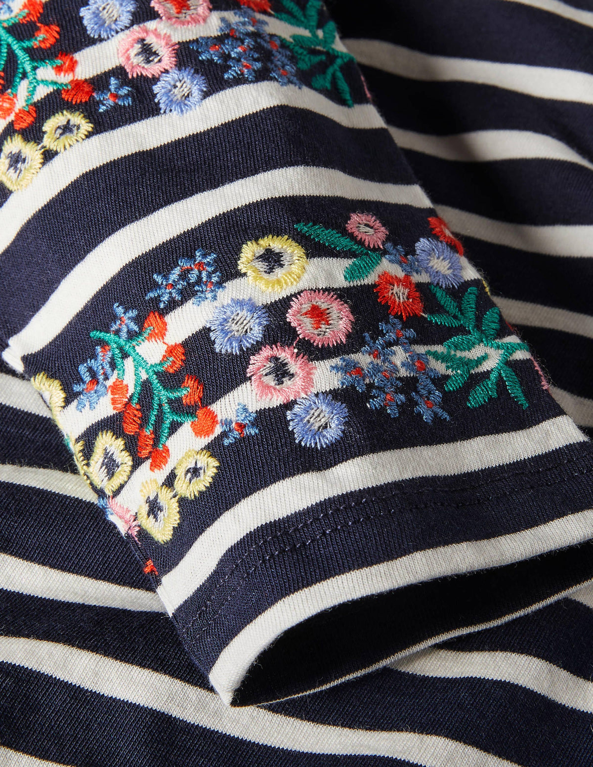 Statement Breton-Navy/ Ivory Embroidered-7