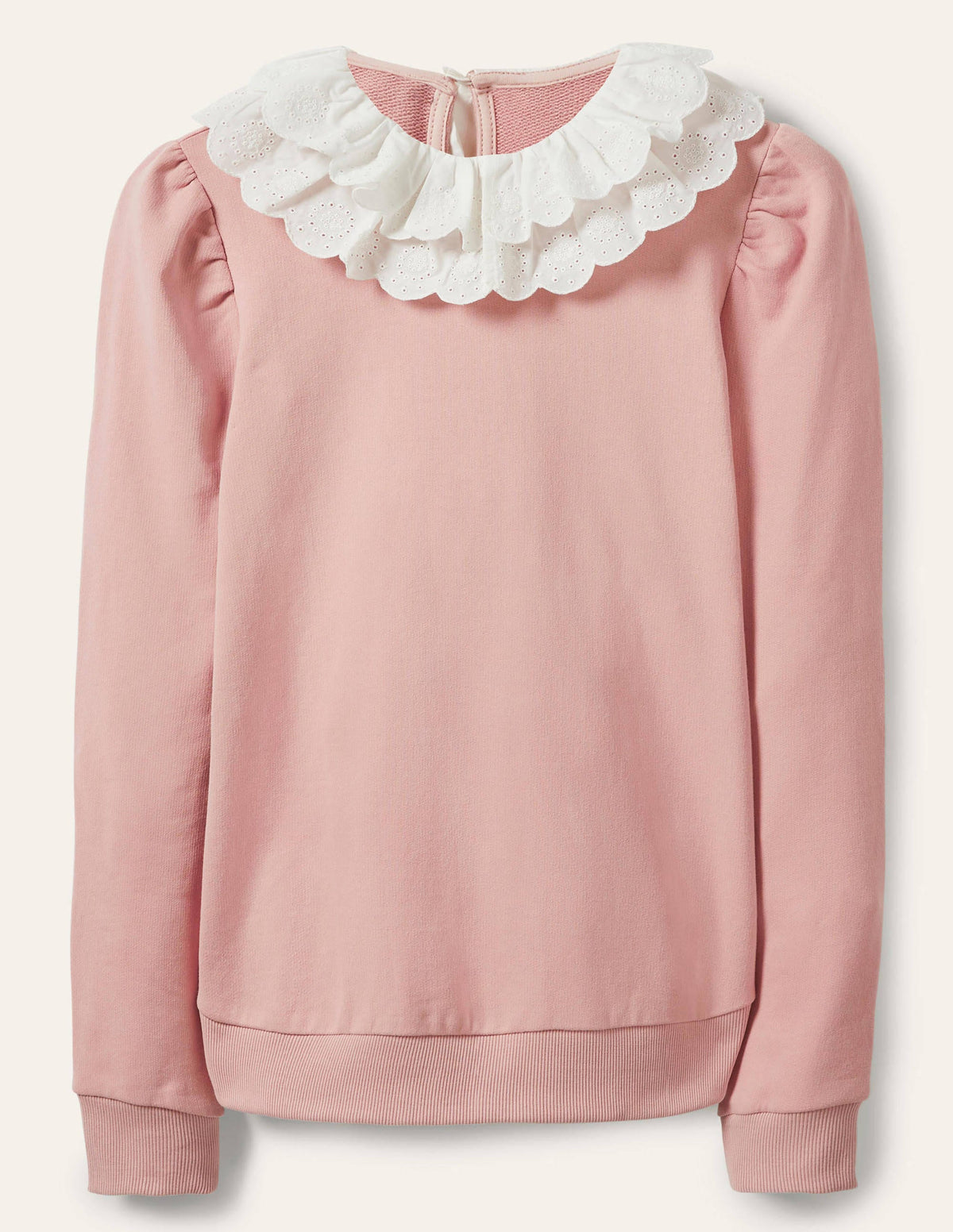 Hattie Collar Sweatshirt-Milkshake - Image 5