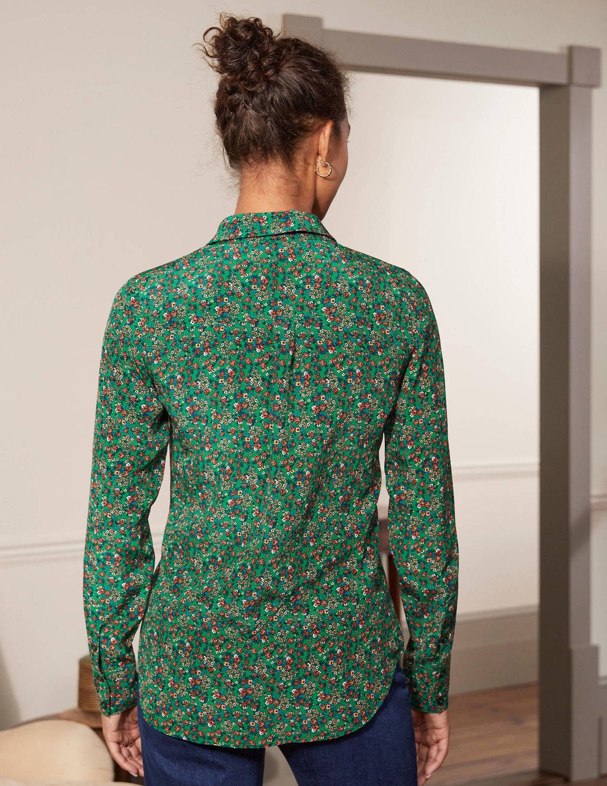 Silk Shirt-Sapling, Pretty Floral-2