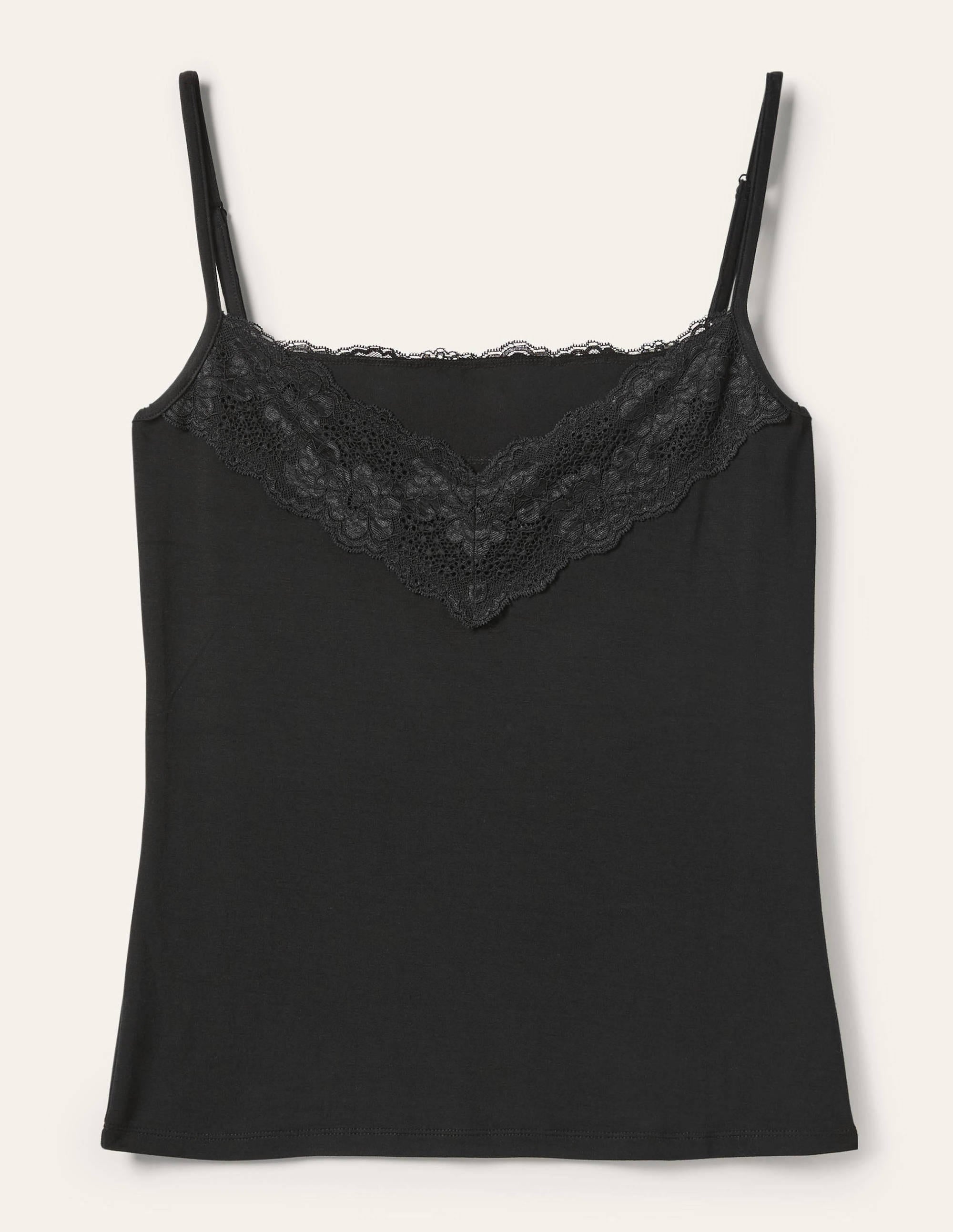 Lace Cami Top-Black - Image 9
