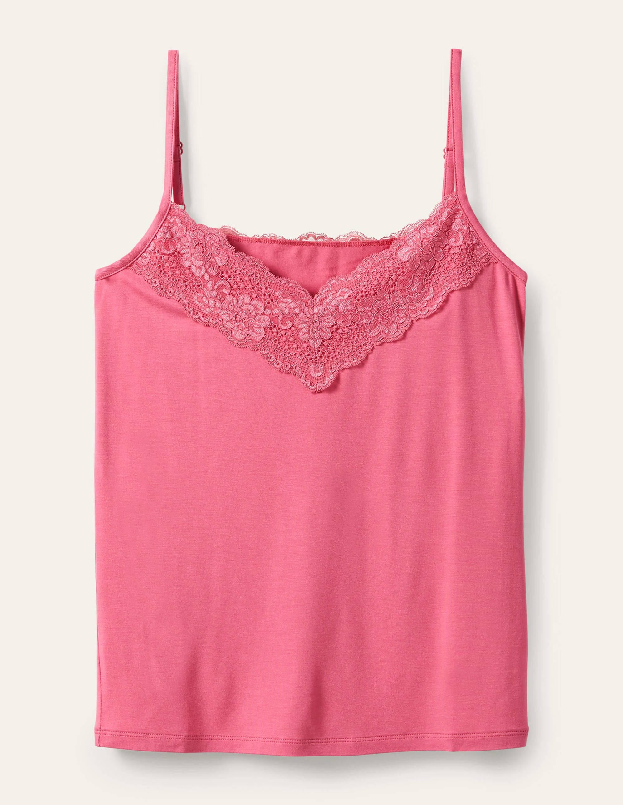 Lace Cami Top-Vintage Cherry - Image 5