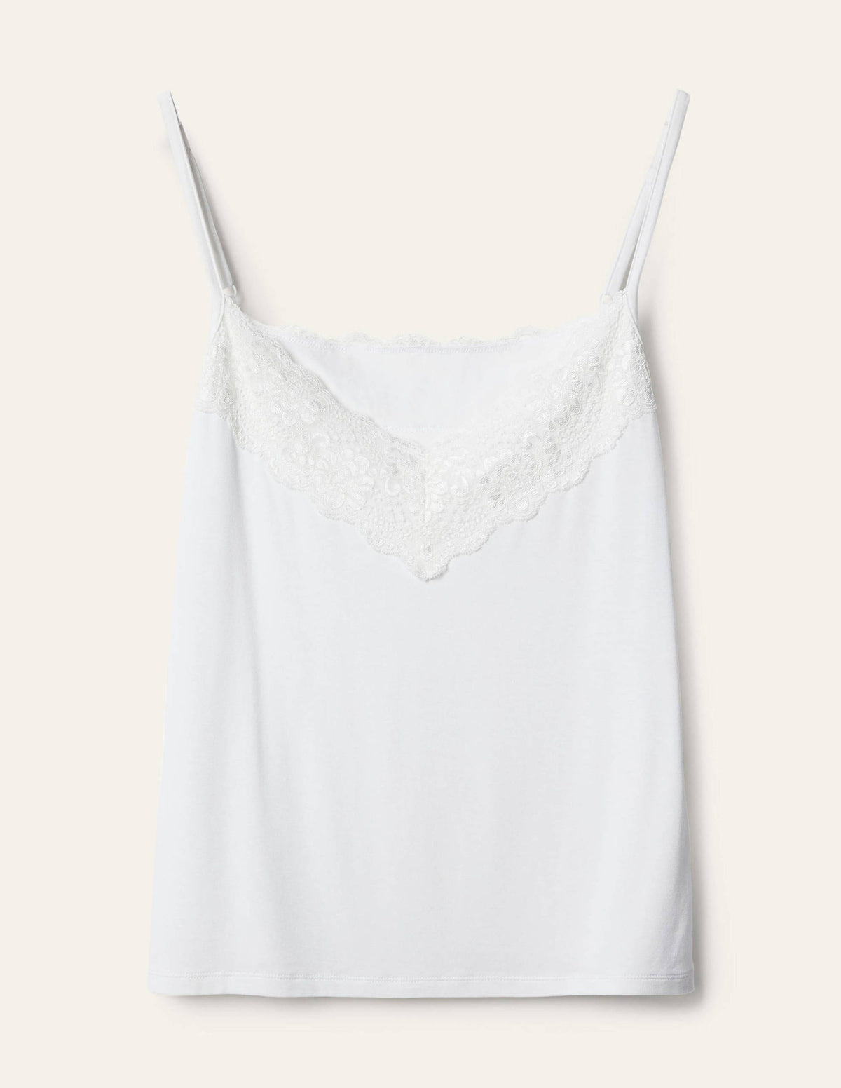 Lace Cami Top-White - Image 8