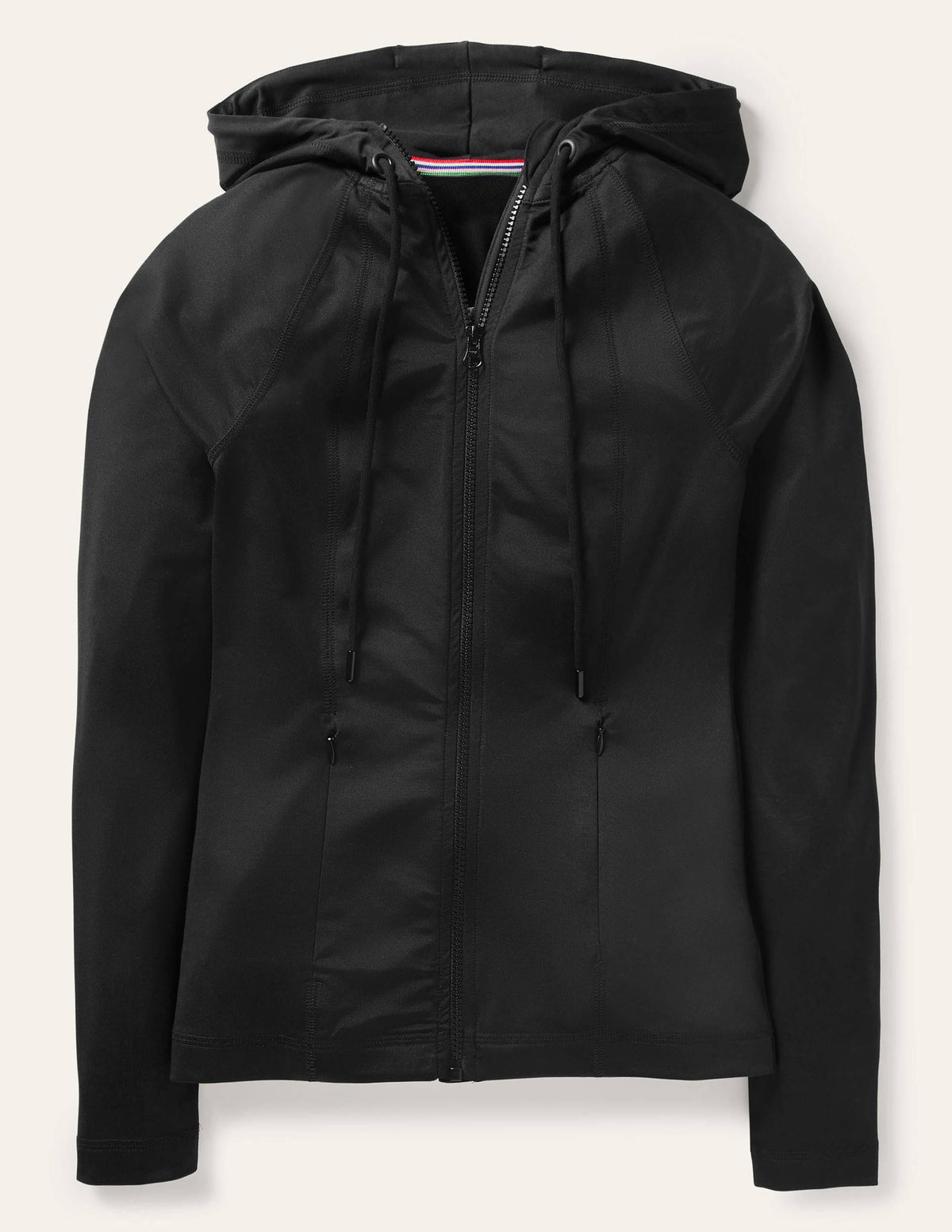 Annie Zip-Up Hooded Jacket-Black - Image 5