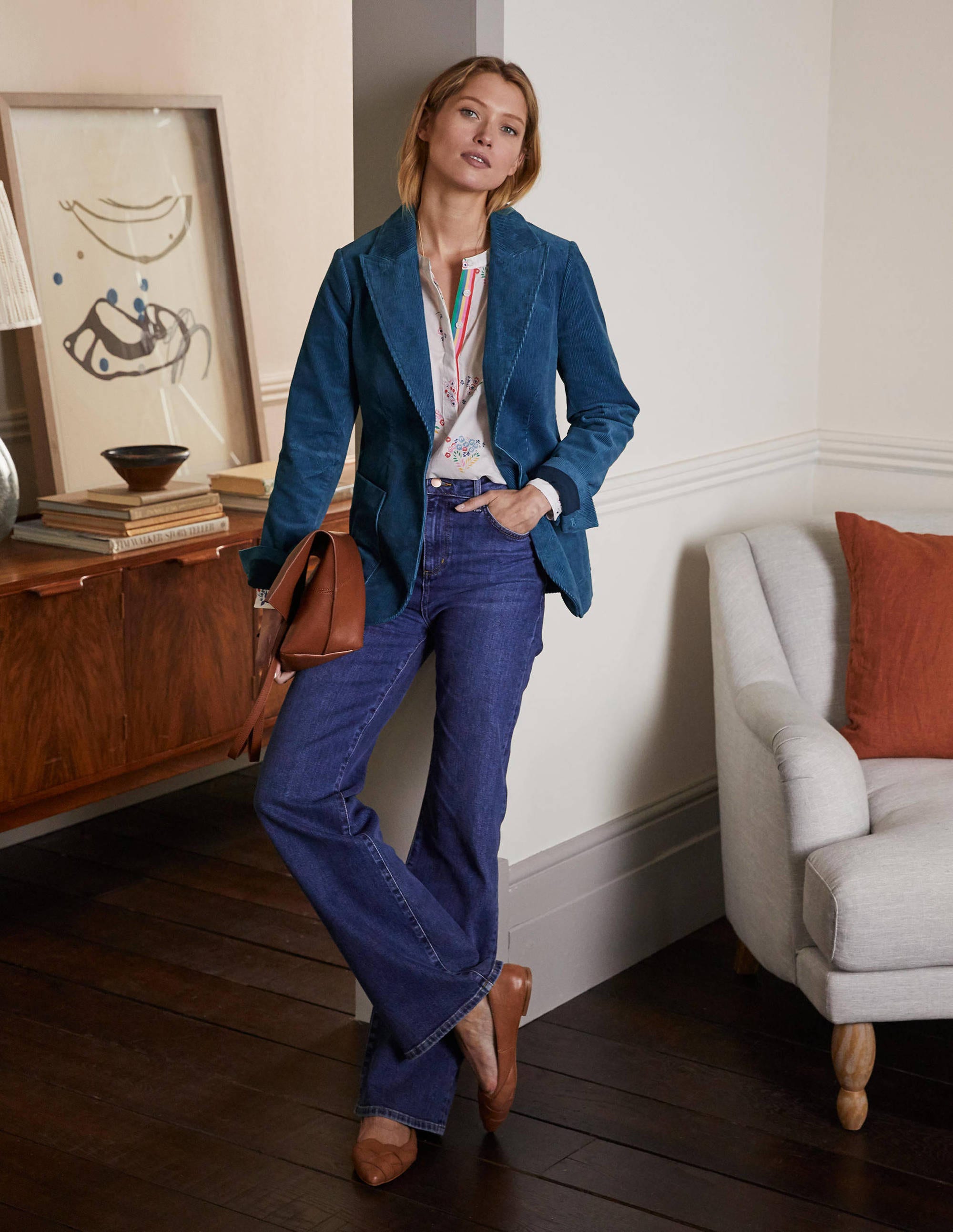 Victoria Cord Blazer-Sailor - Image 3