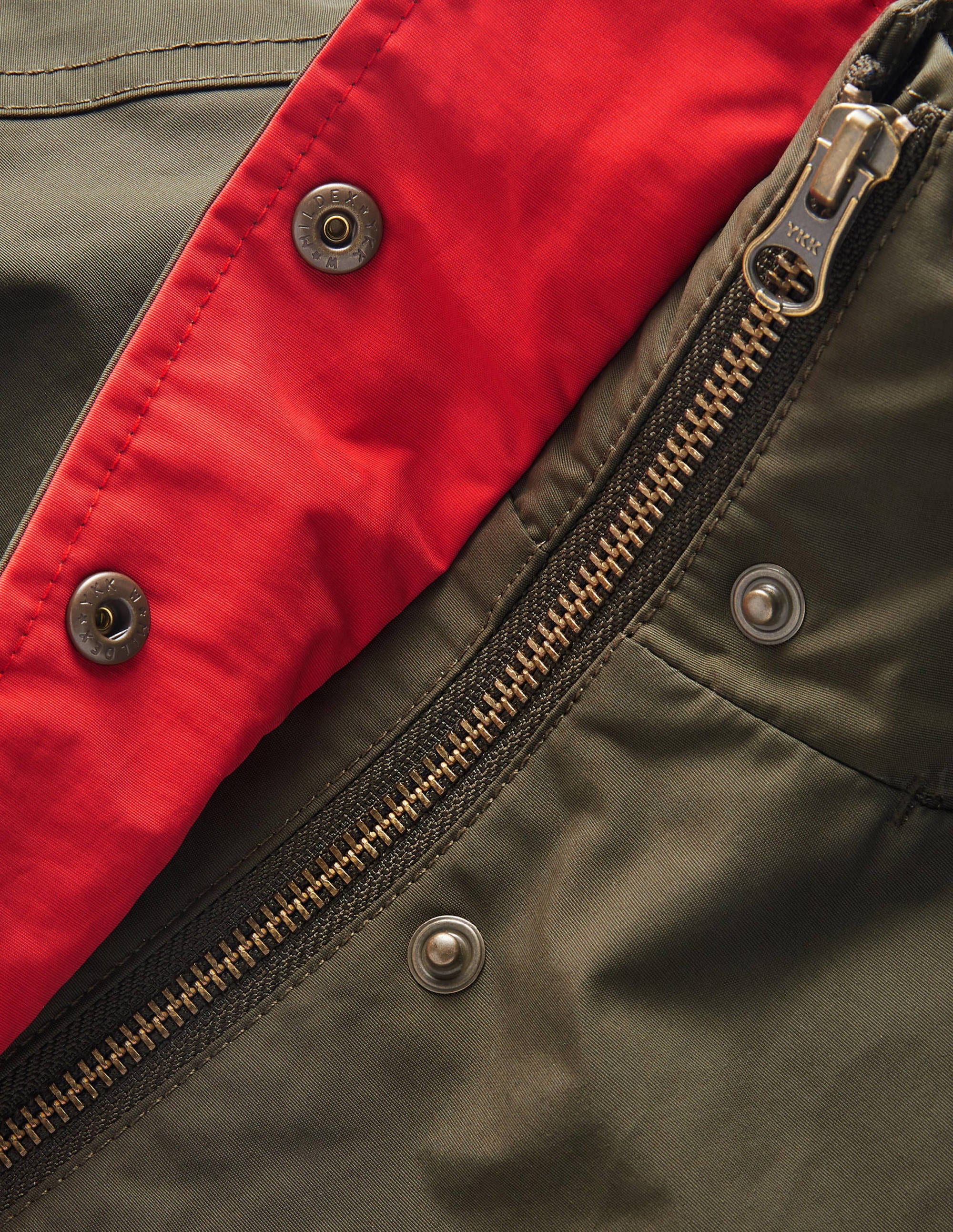 Waterproof Hooded Jacket-Khaki - Image 5